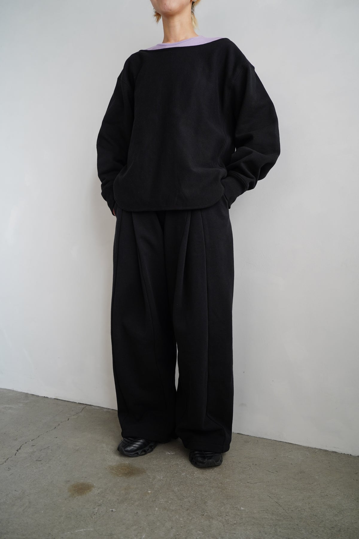 Sweat Wide Pants / BLACK -10月31日発送-