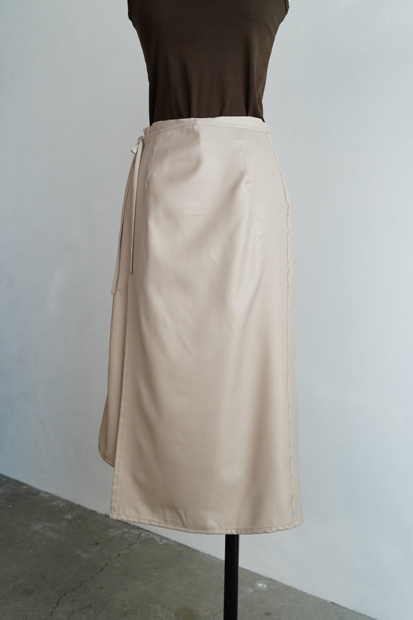 Middle Skirt Pants / BEIGE