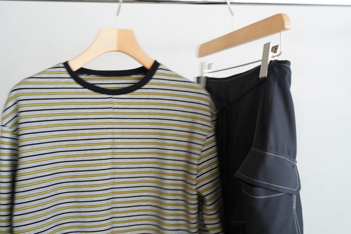 Border L/S / GREEN -11月3-6日発送-