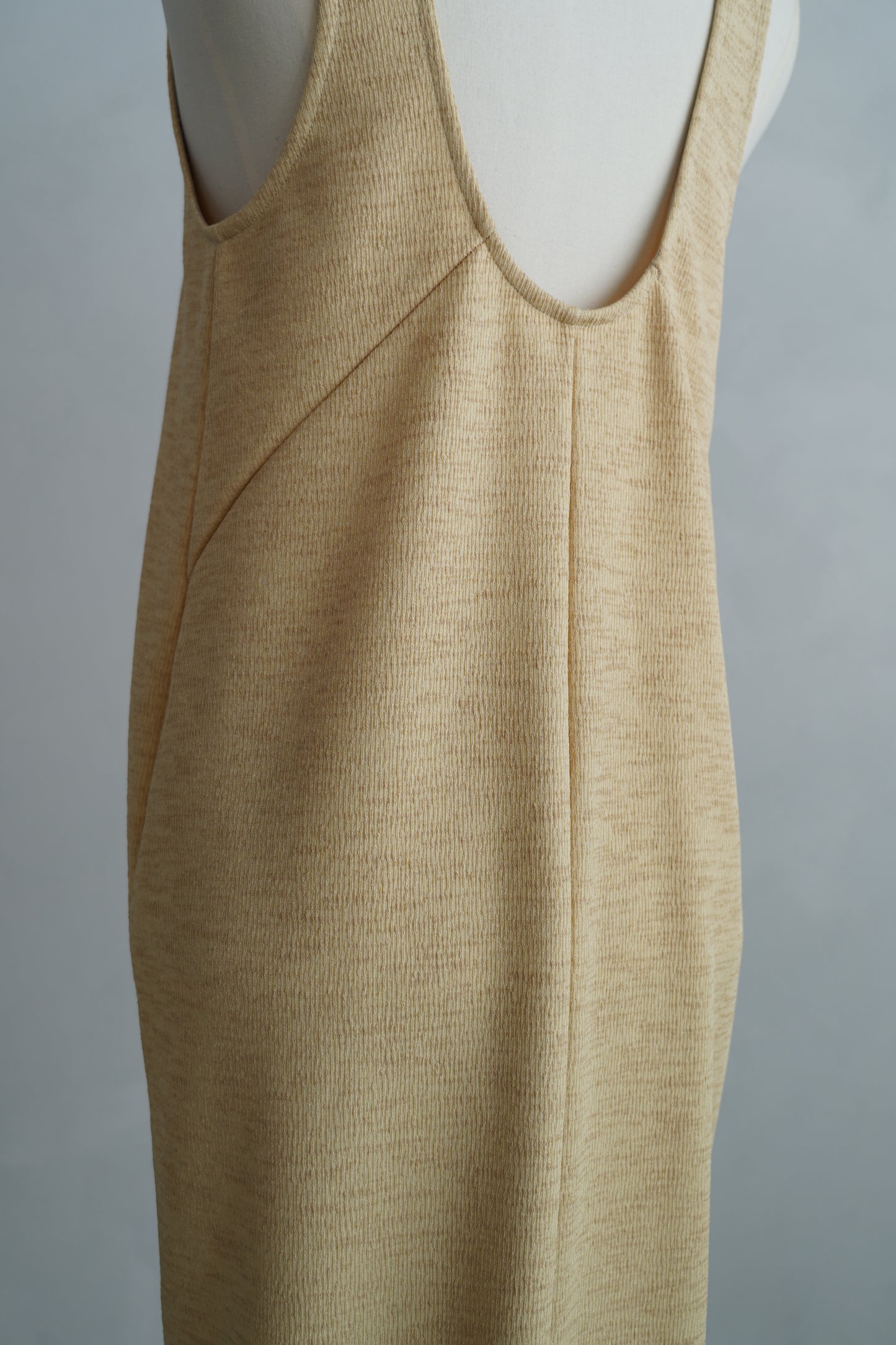 Vneck Jersey Dress / BAMBOO -9月15-20日発送-
