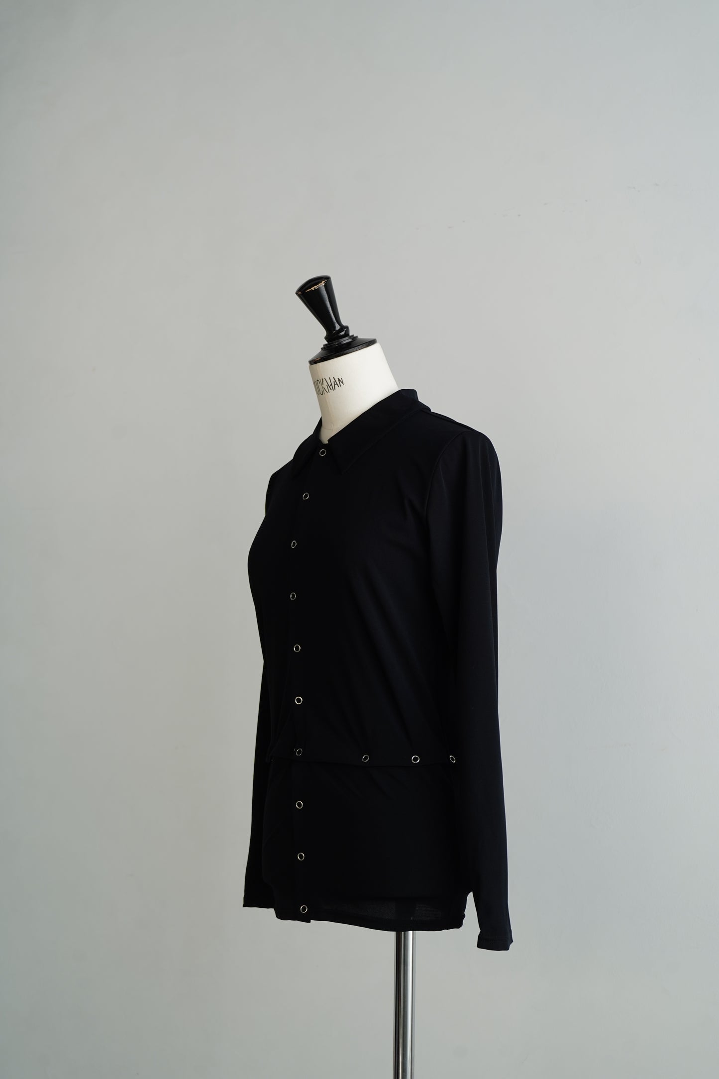 Tulle Polo Shirts / BLACK -4月15-20日発送-