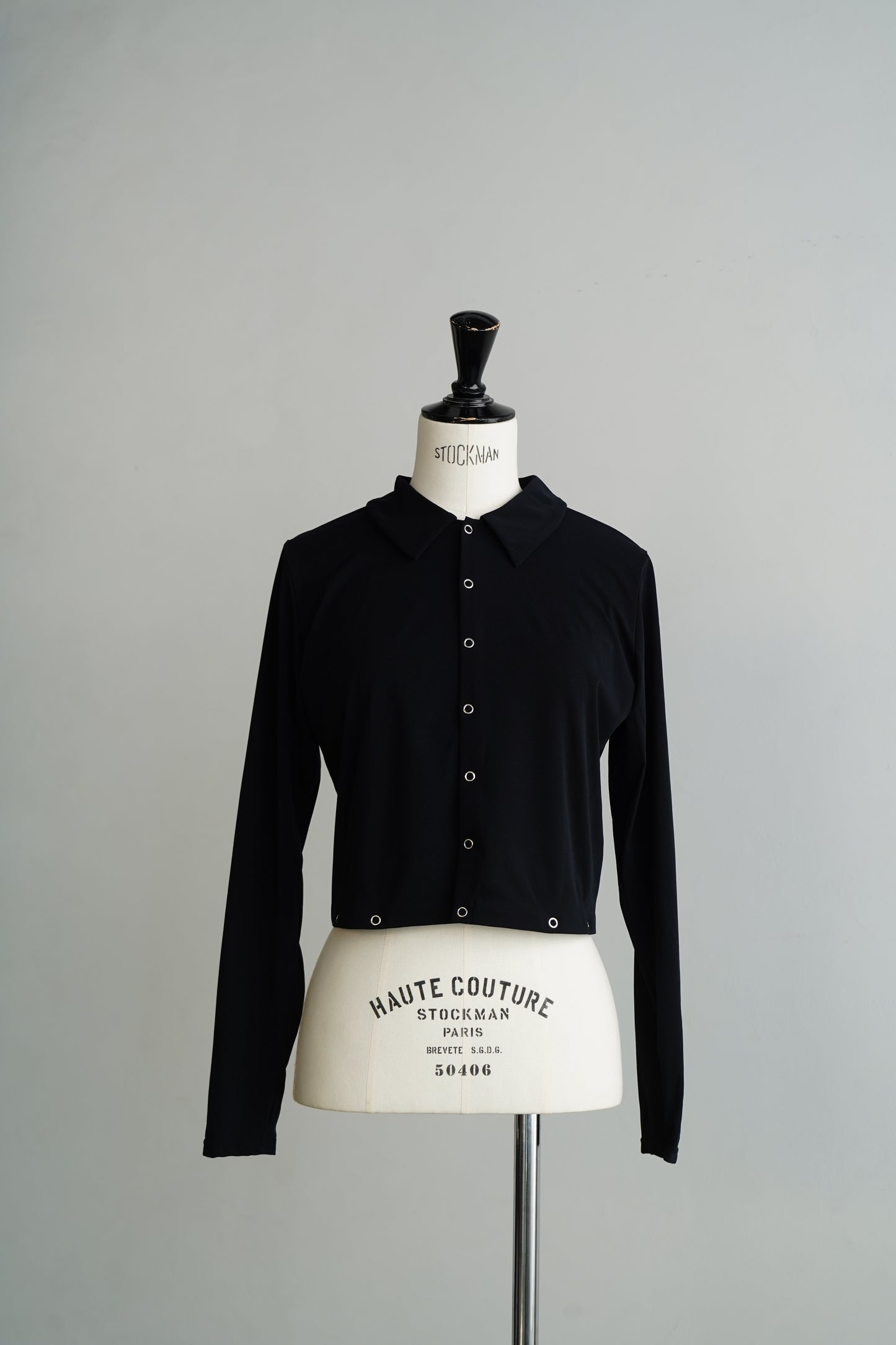 Tulle Polo Shirts / BLACK -4月15-20日発送-