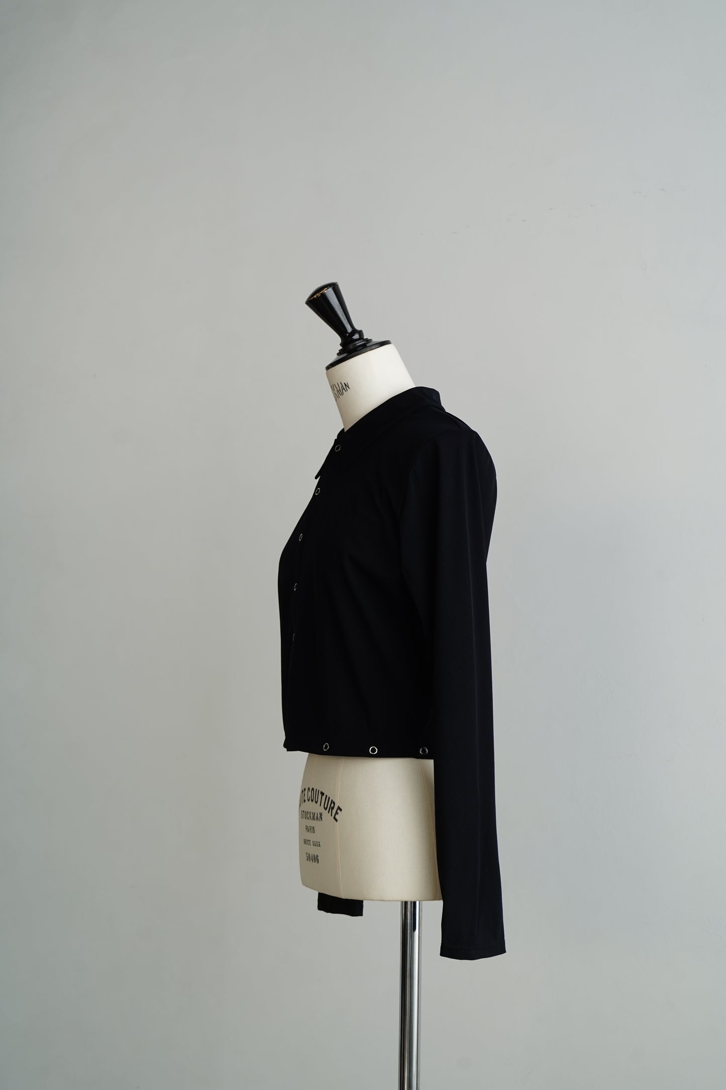 Tulle Polo Shirts / BLACK -4月15-20日発送-
