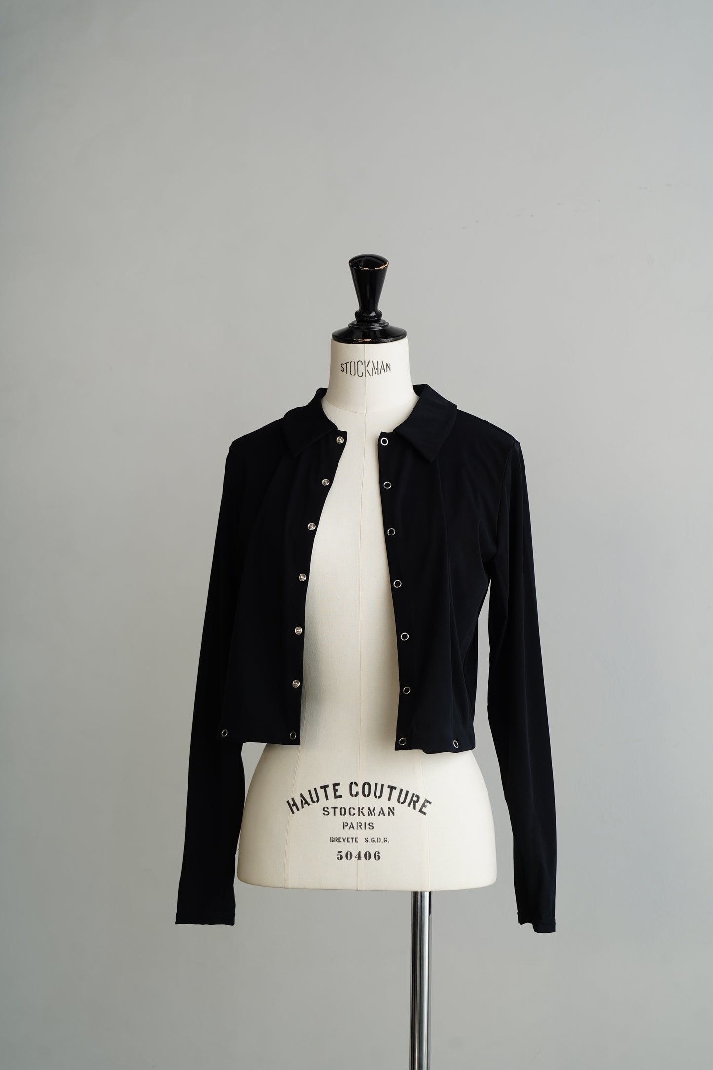 Tulle Polo Shirts / BLACK -4月15-20日発送-