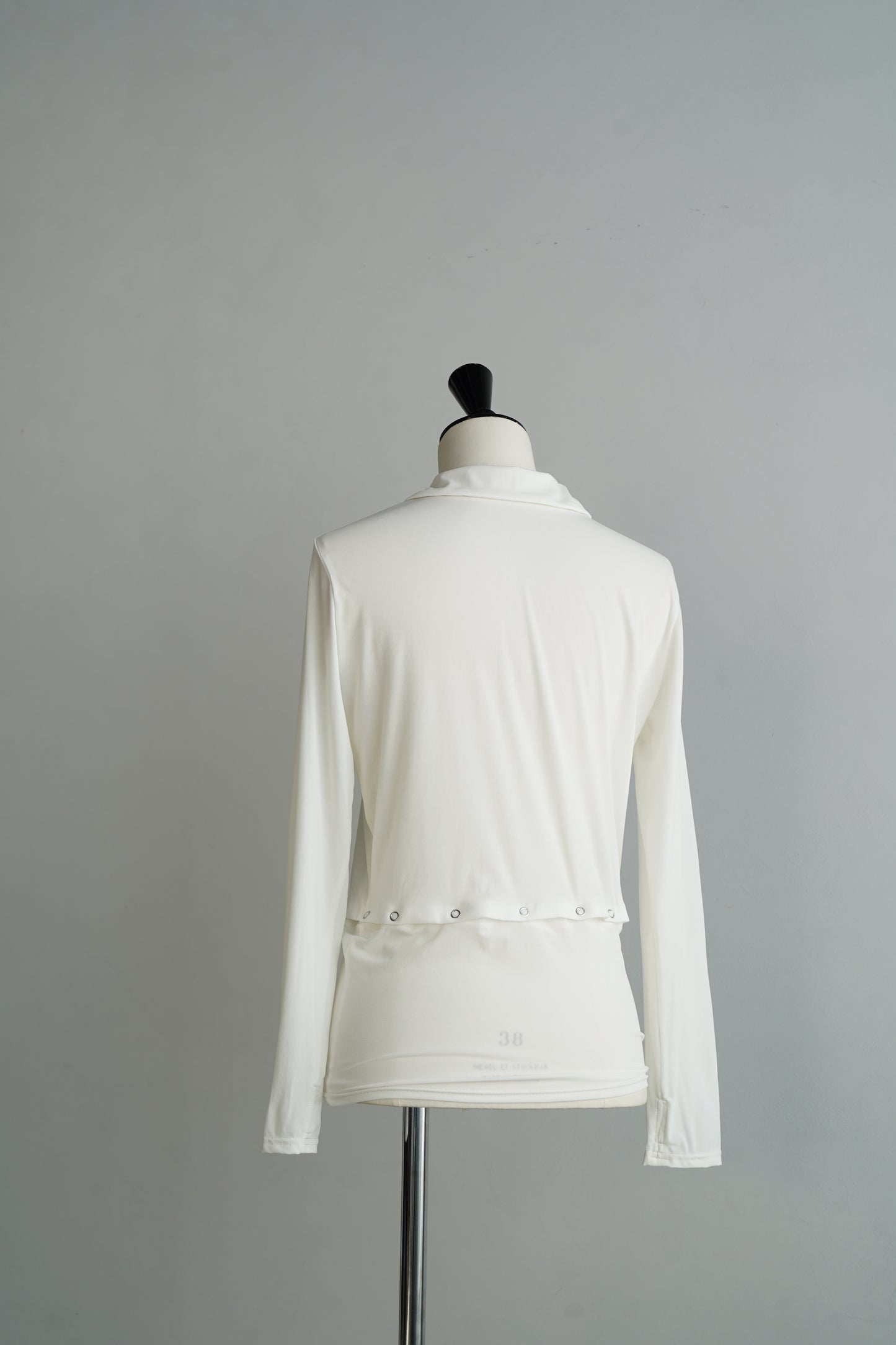 Tulle Polo Shirts / WHITE -4月15-20日発送-