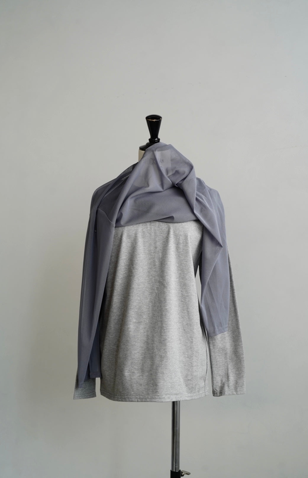 Fries Tulle Set Tops / GRAY