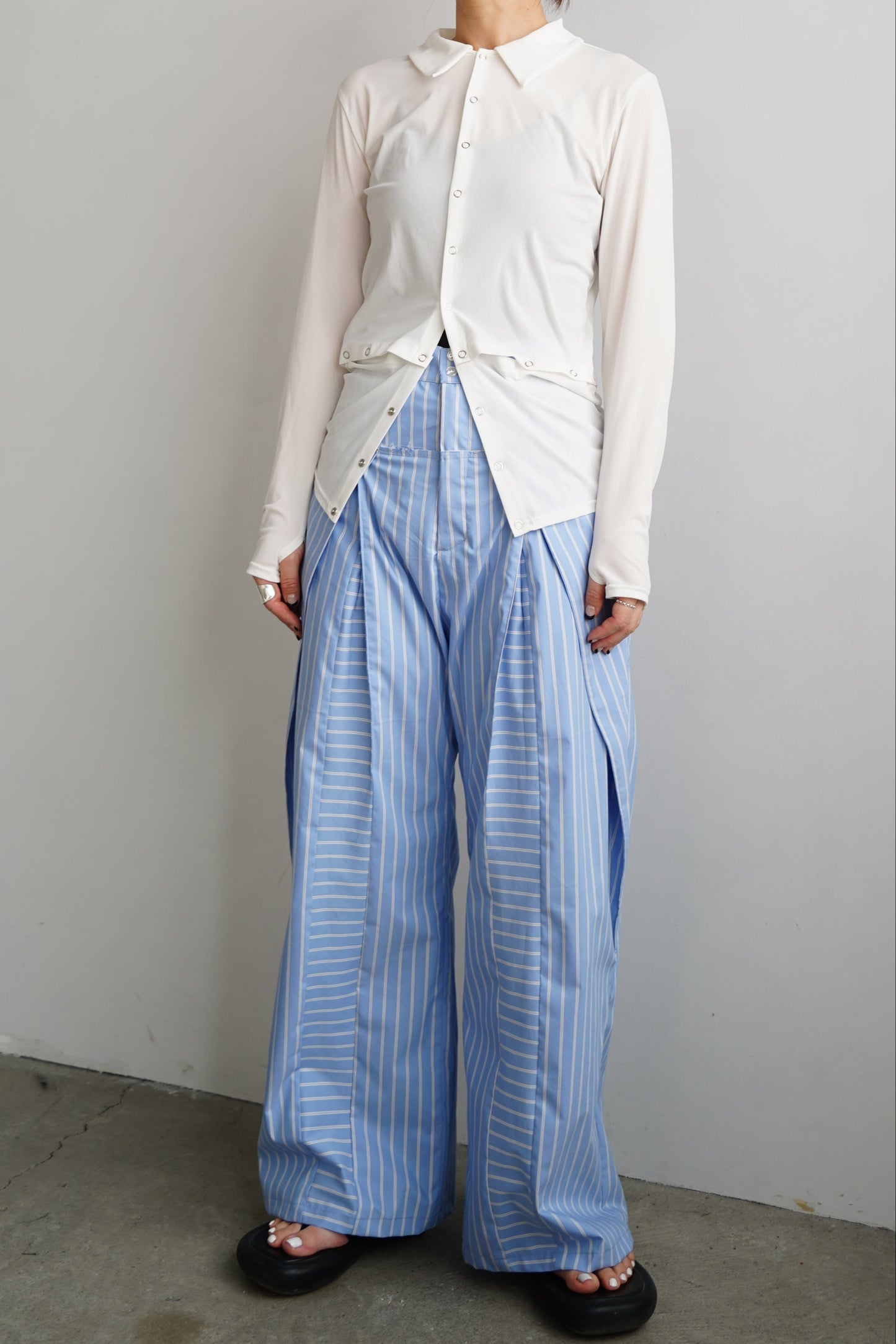 Tulle Polo Shirts / WHITE -4月15-20日発送-