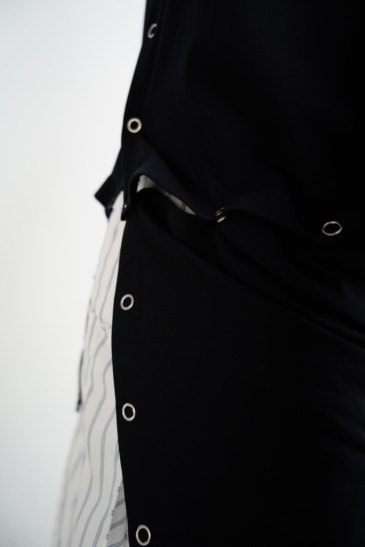 Tulle Polo Shirts / BLACK -4月15-20日発送-