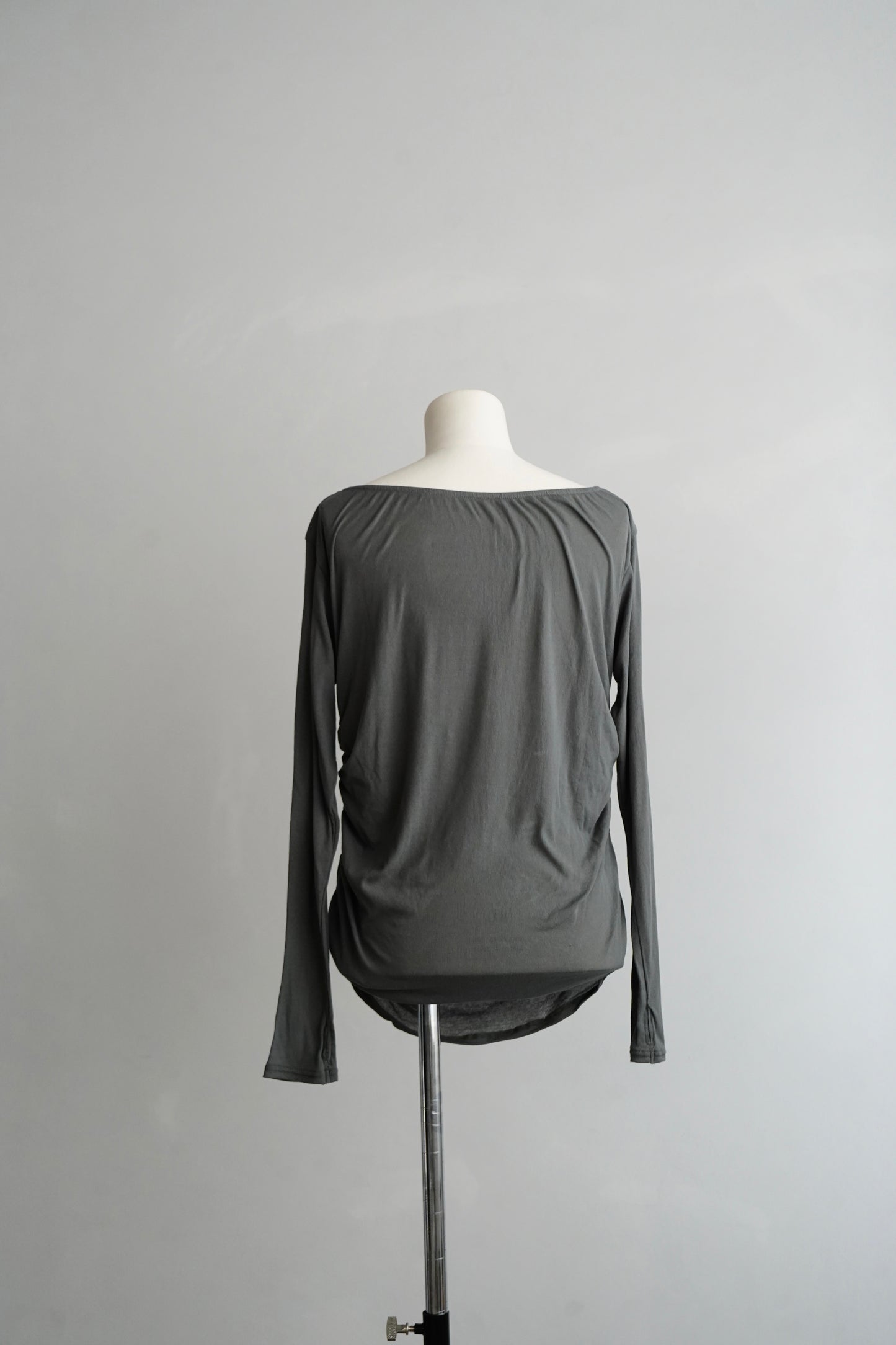 Shirring Pullover / GRAY