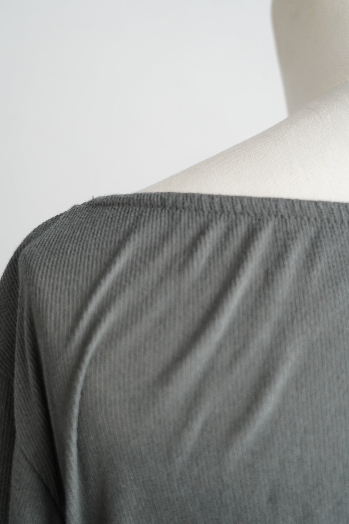 Shirring Pullover / GRAY