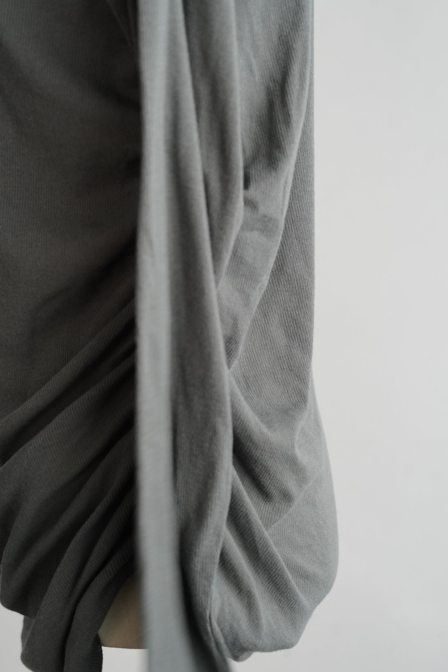 Shirring Pullover / GRAY