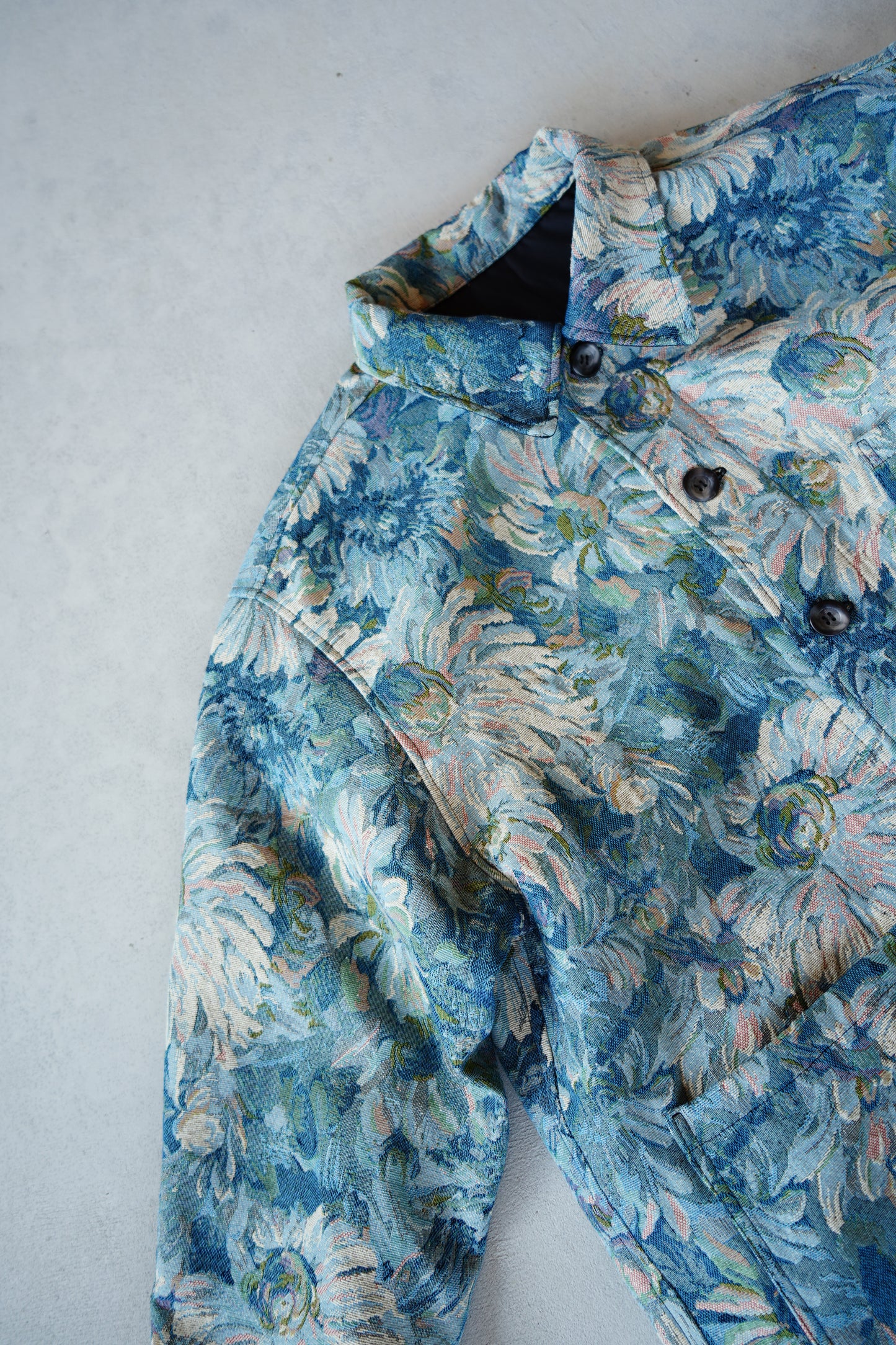 Jacquard Jacket / BLUE
