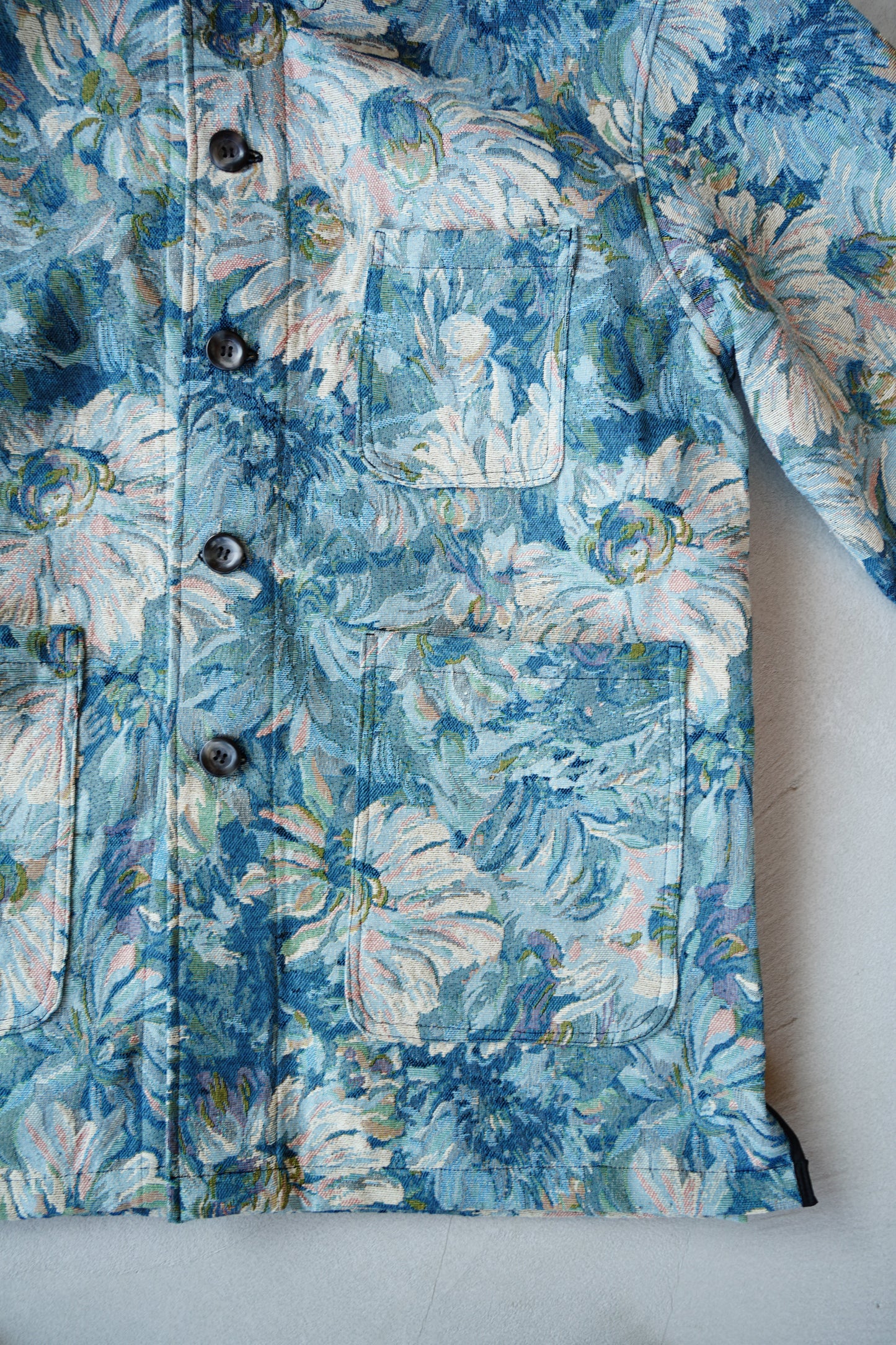 Jacquard Jacket / BLUE