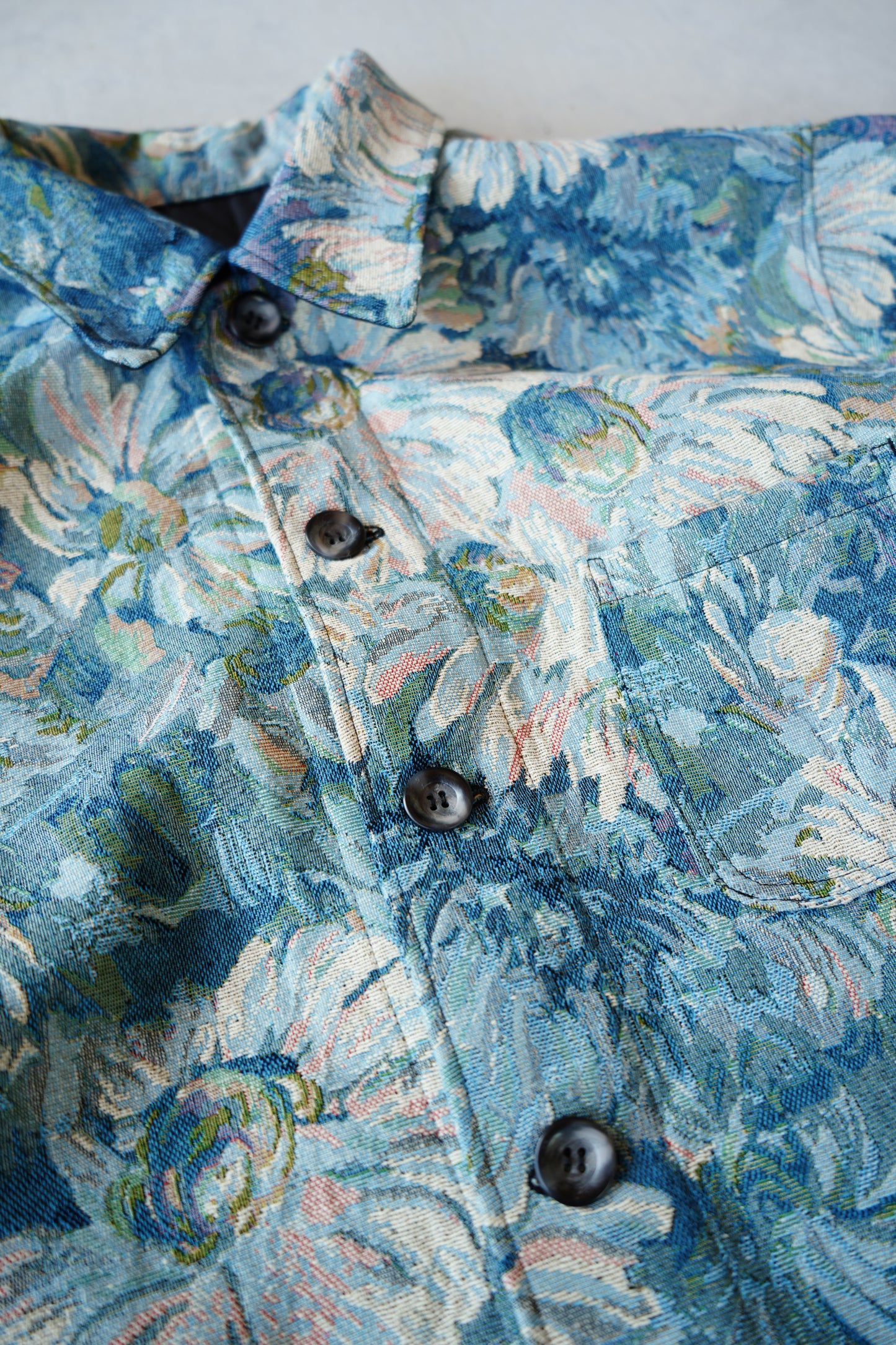 Jacquard Jacket / BLUE