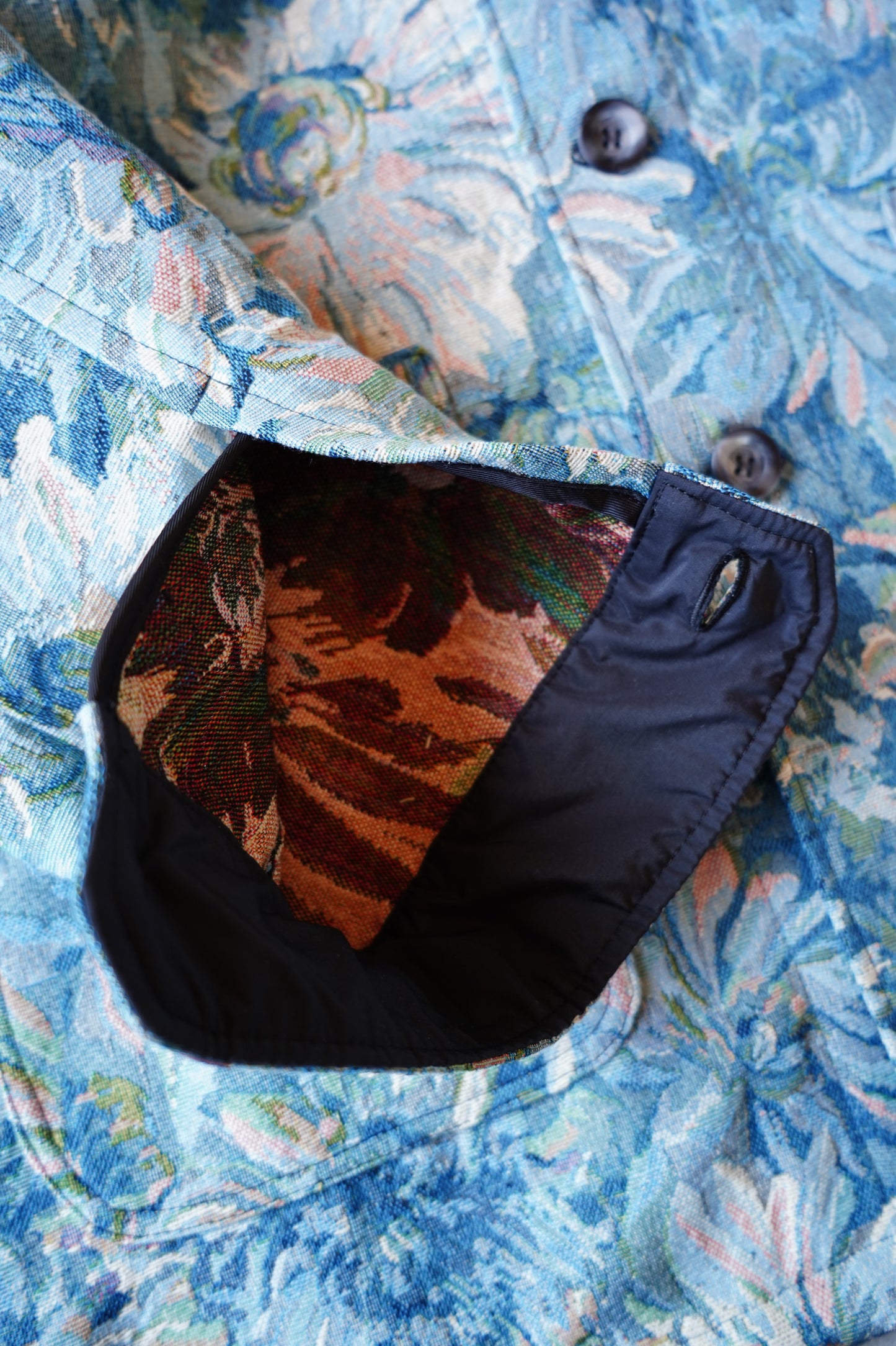 Jacquard Jacket / BLUE