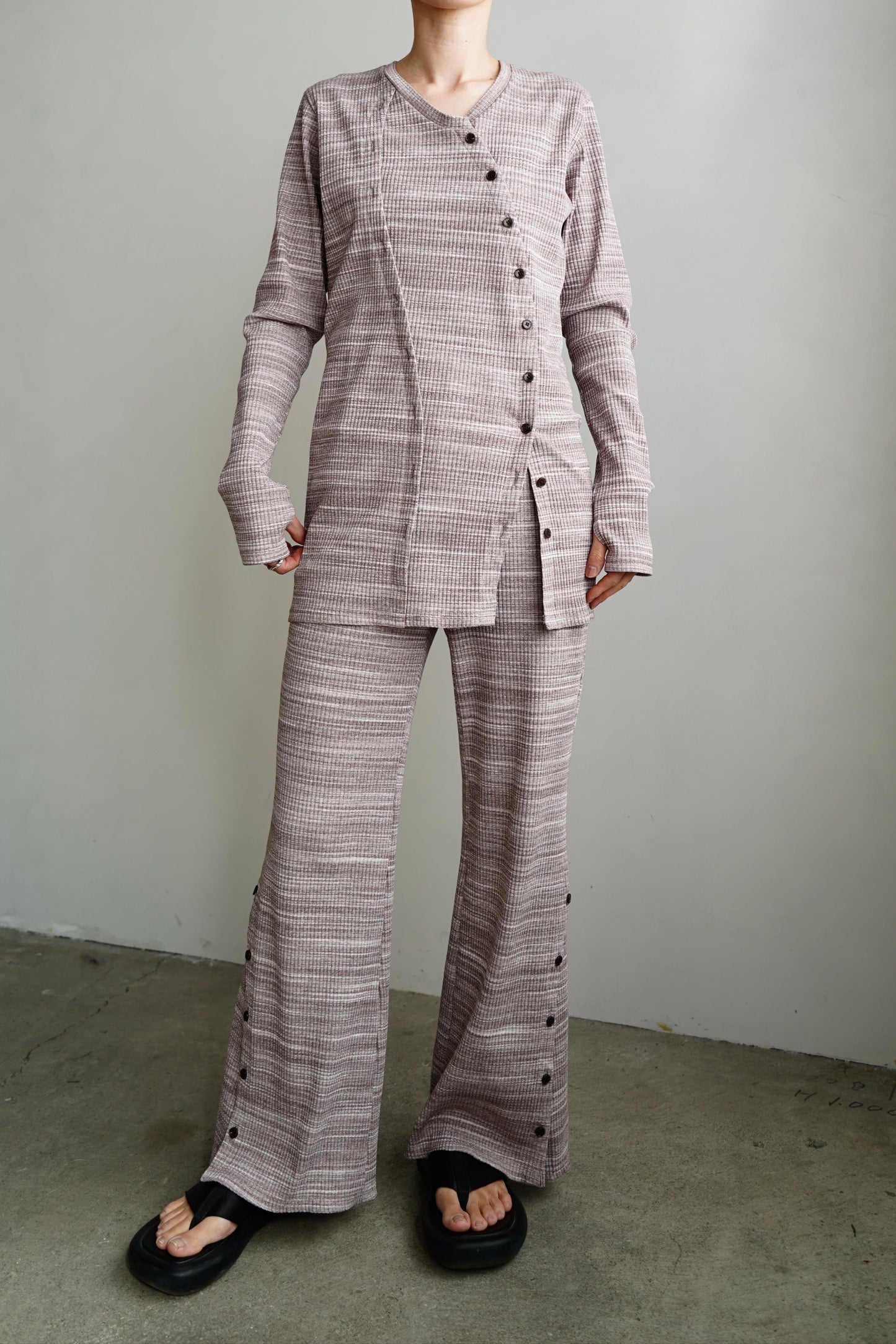 Rib Pants / MARBLE