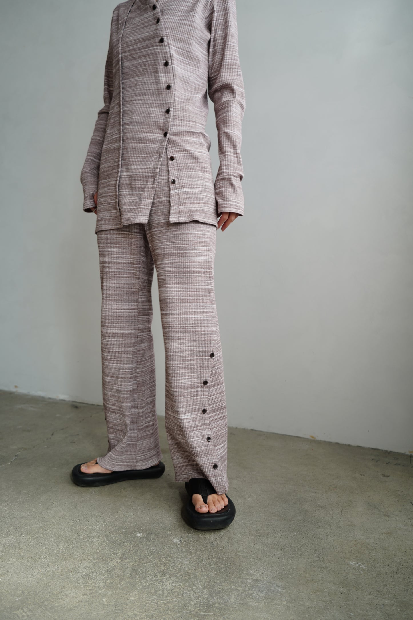 Rib Cardigan / MARBLE -5月20-25日発送-