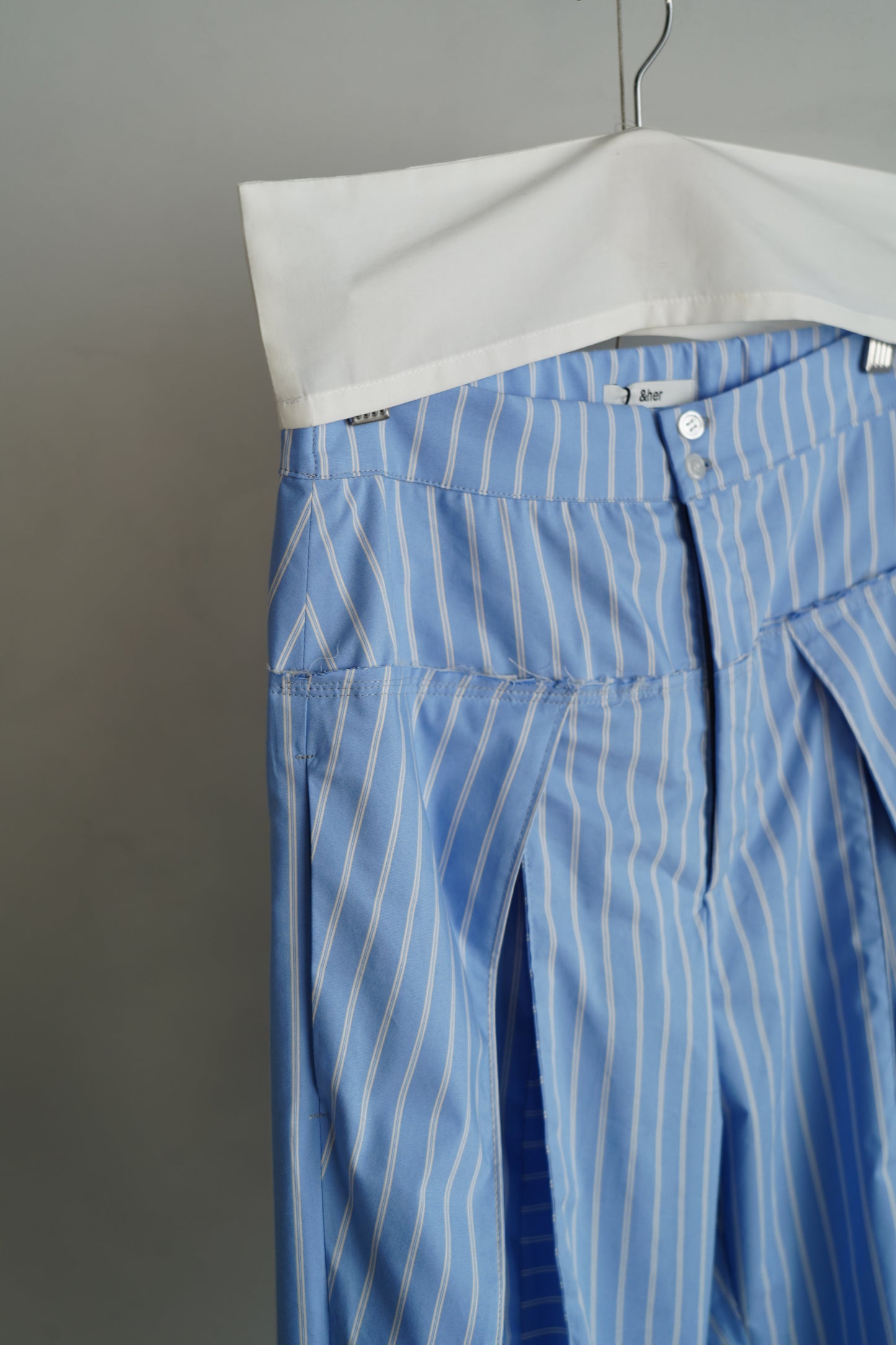 Stripe Wide Pants / BLUE -4月25-30日発送-