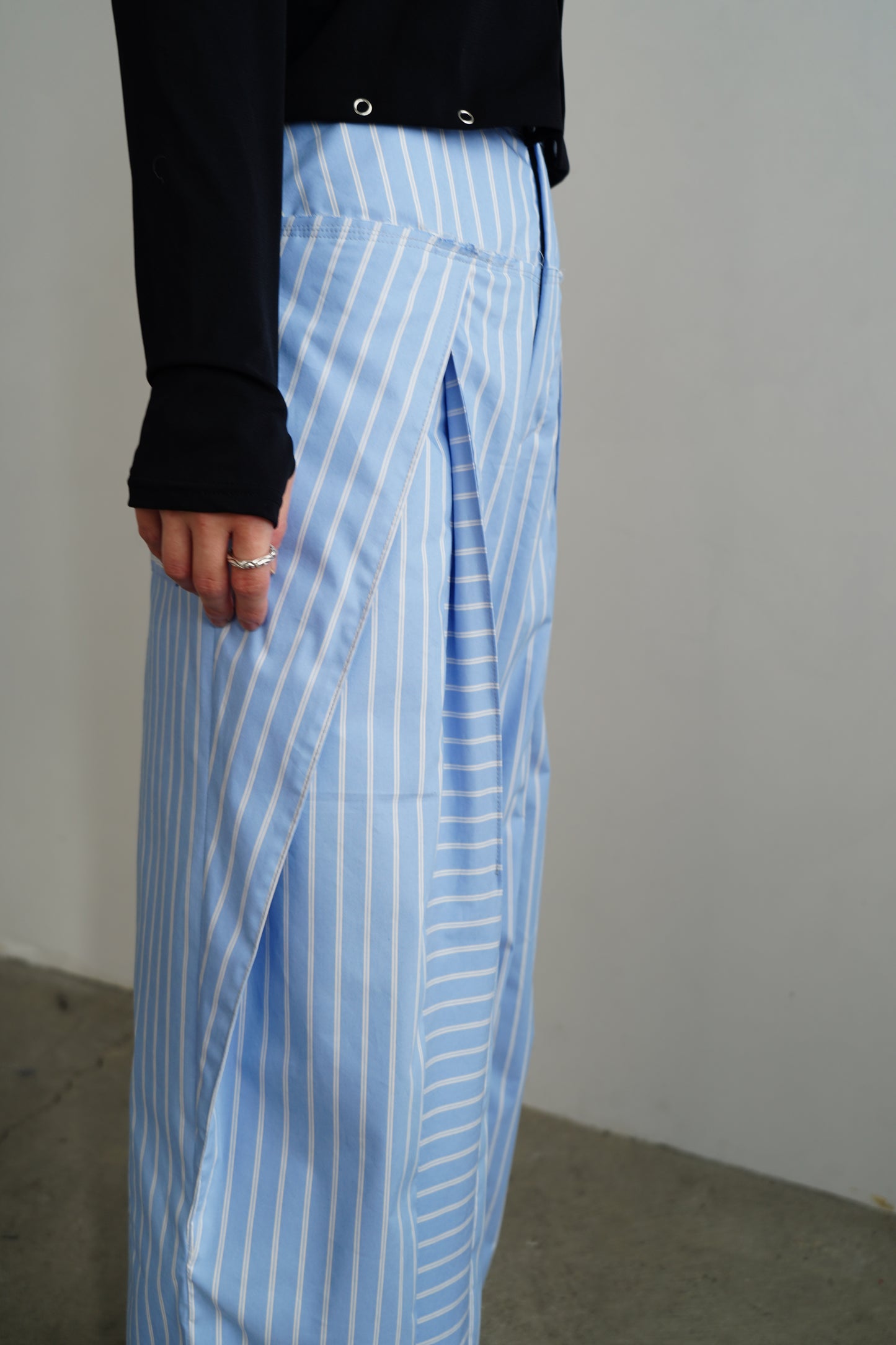 Stripe Wide Pants / BLUE -4月25-30日発送-