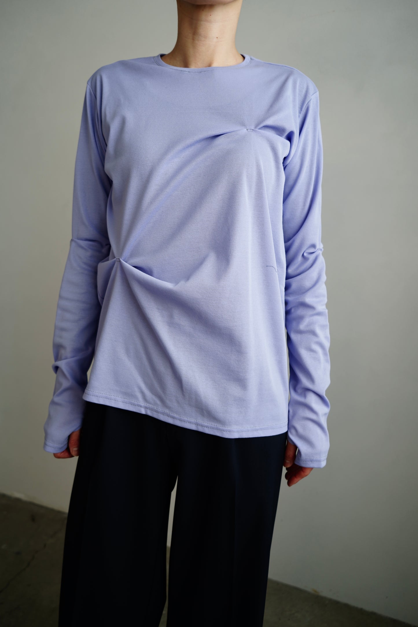 Sheer Pinch T / PURPLE -4月1-5日発送-