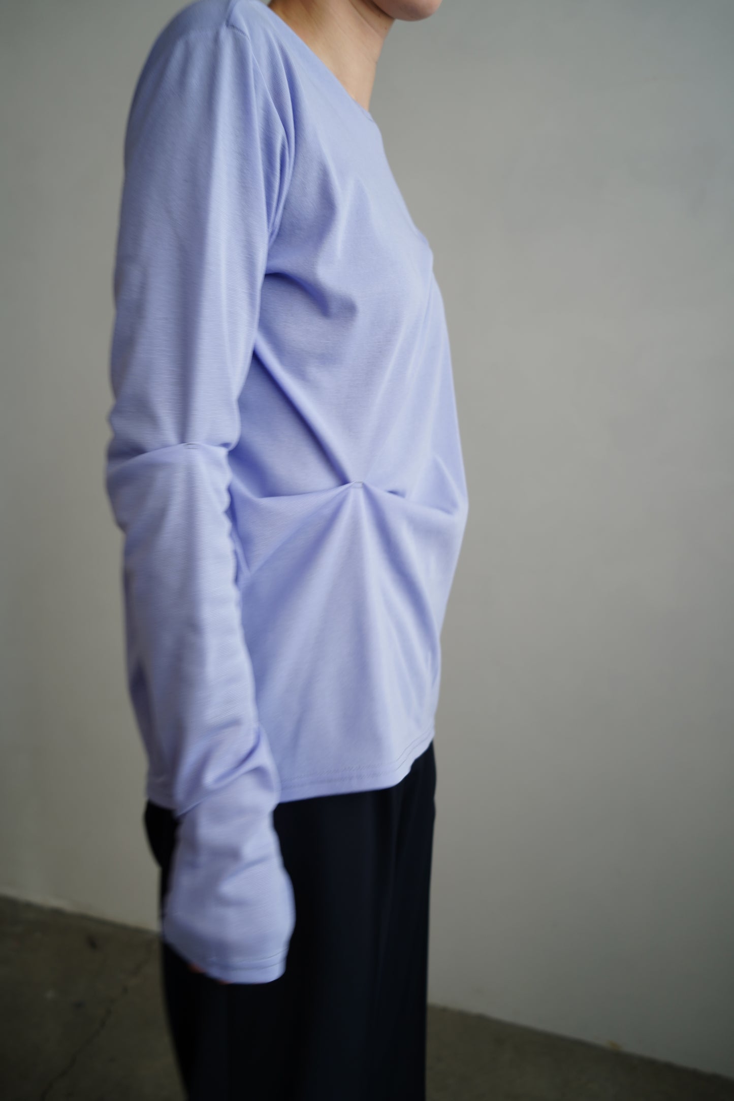 Sheer Pinch T / PURPLE -4月1-5日発送-