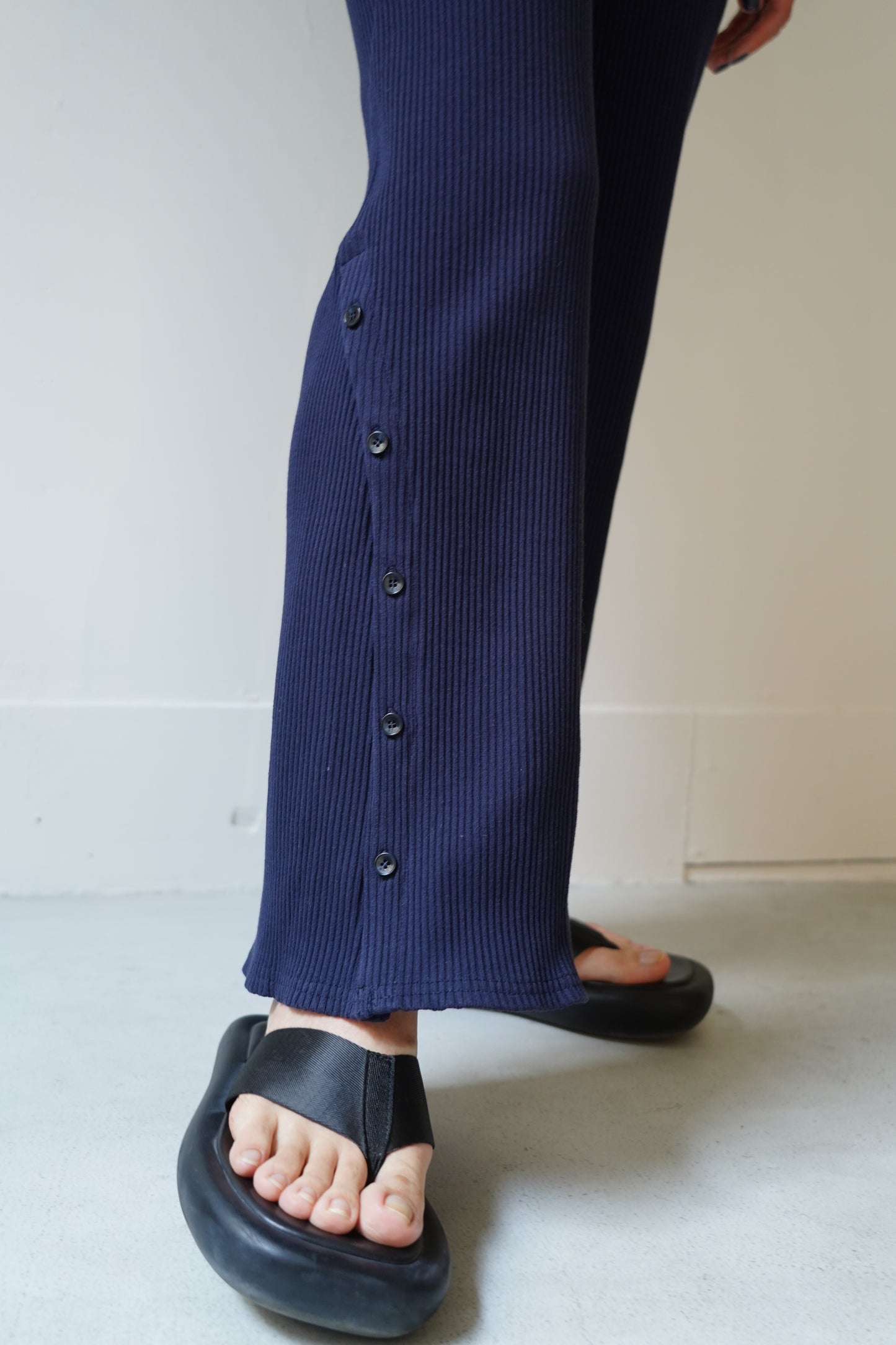 Rib Pants / NAVY -5月10日発送-