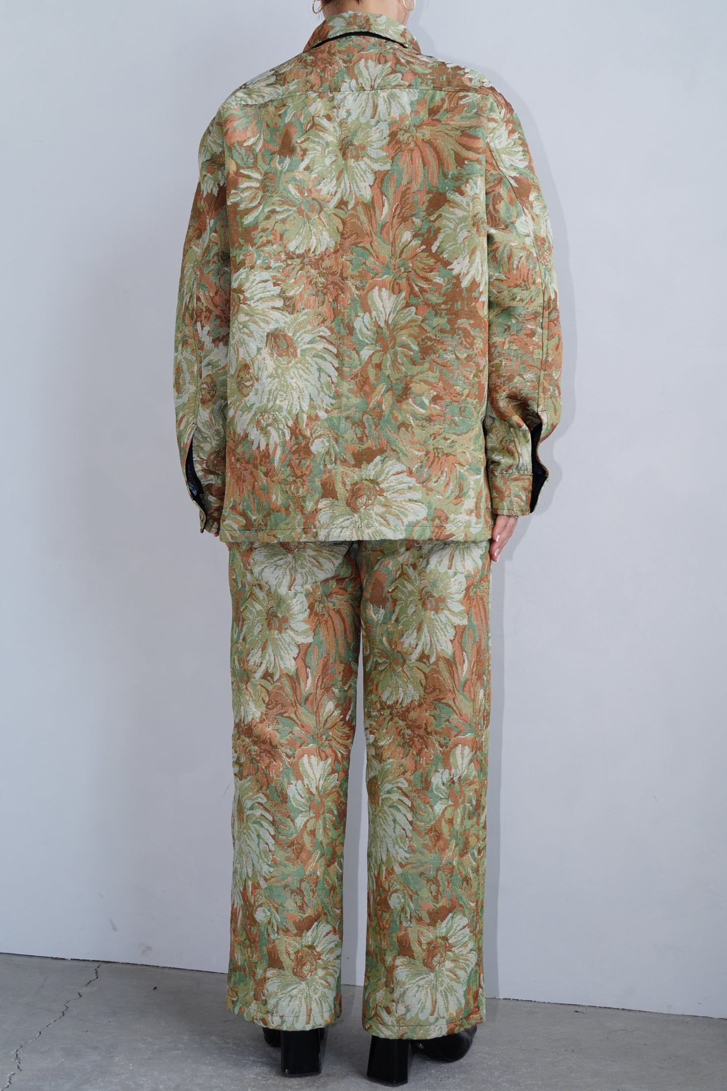 Jacquard Jacket / BROWN