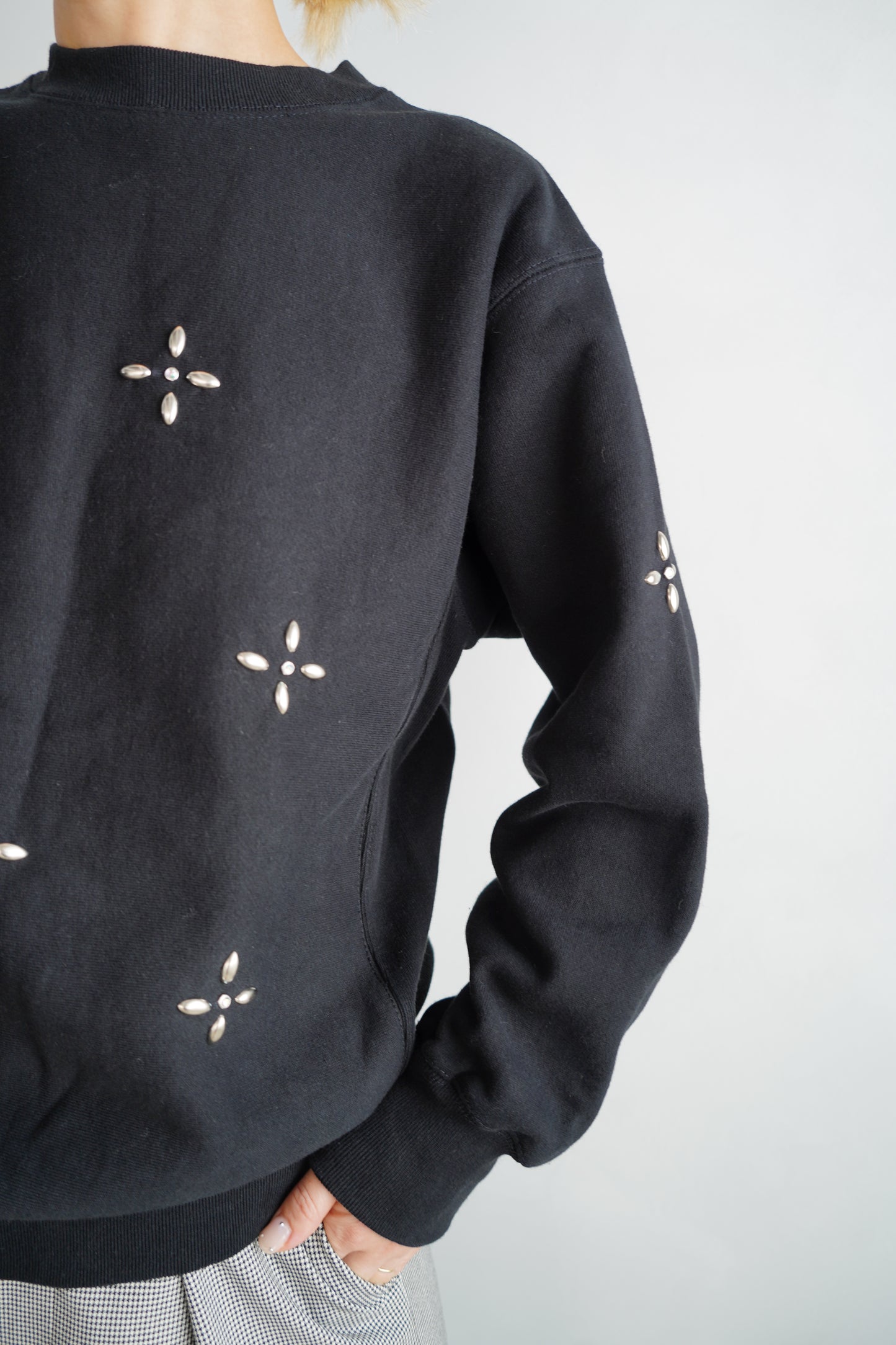 Bijou Sweat Pullover / BLACK -11月22日発送-