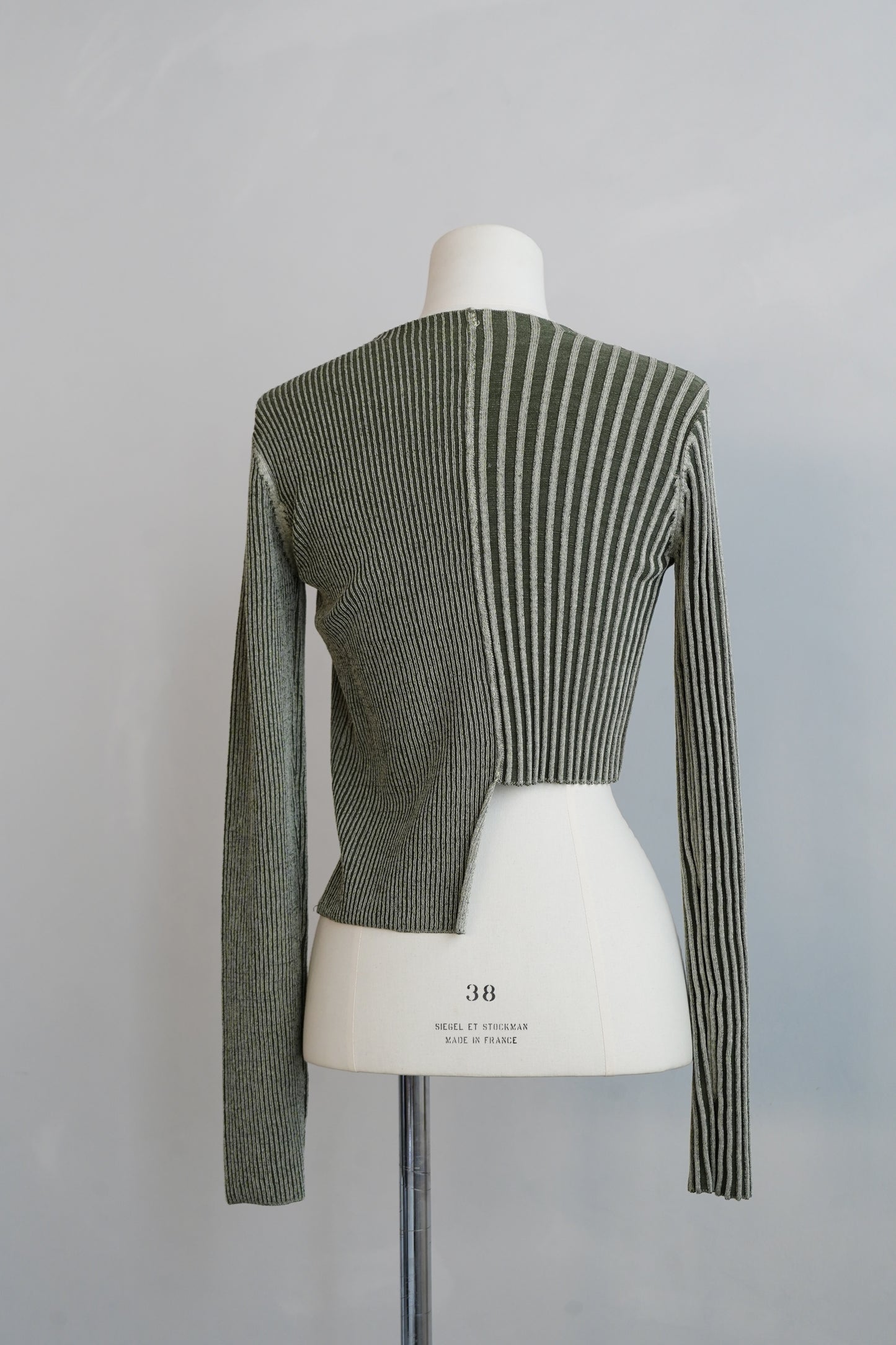 【Restock】Two-Tone Knit Cardigan / KHAKIYEL -11月25-30日発送-
