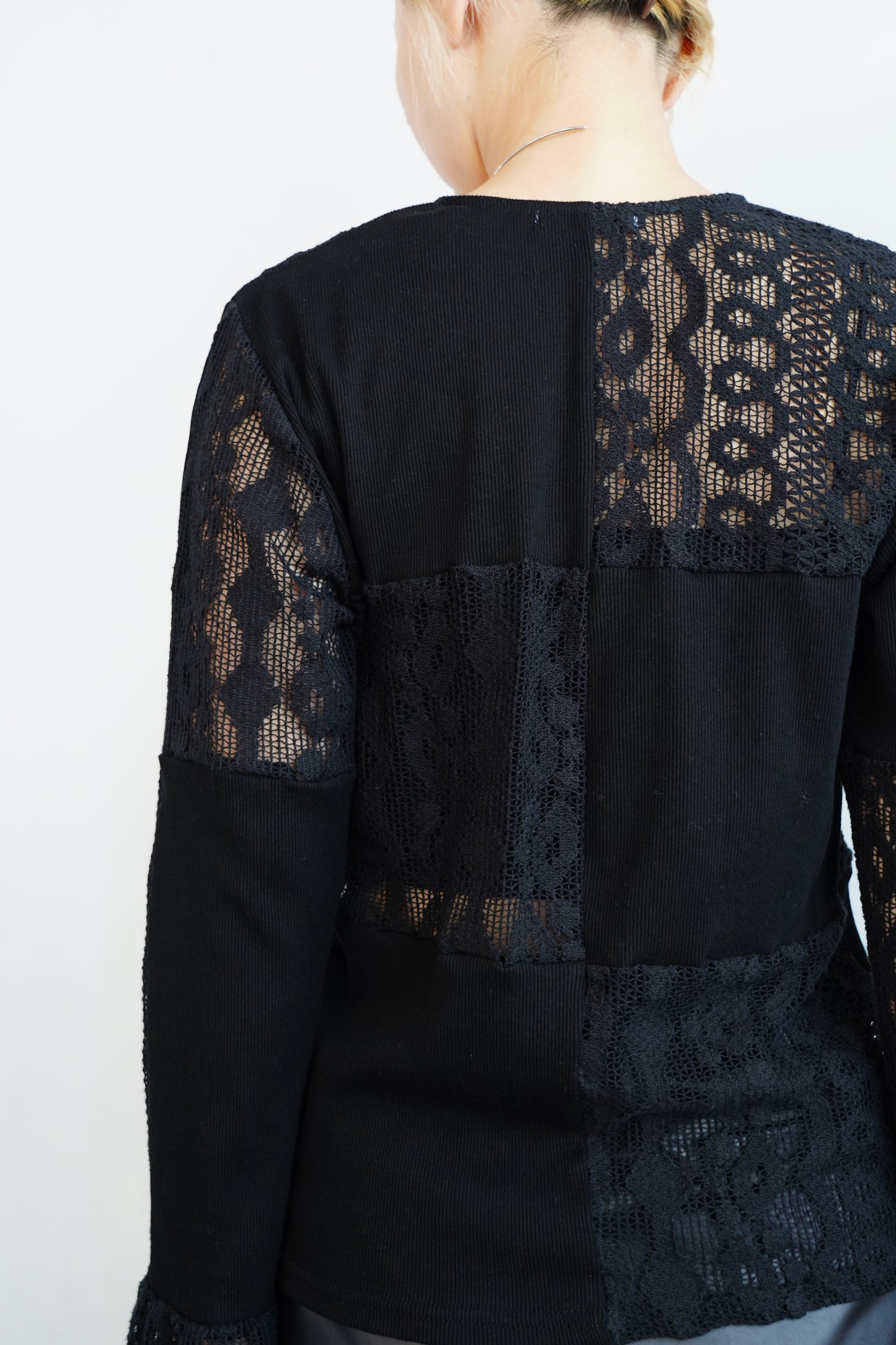 Lace cardigan / BLACK -10月10-15日発送-