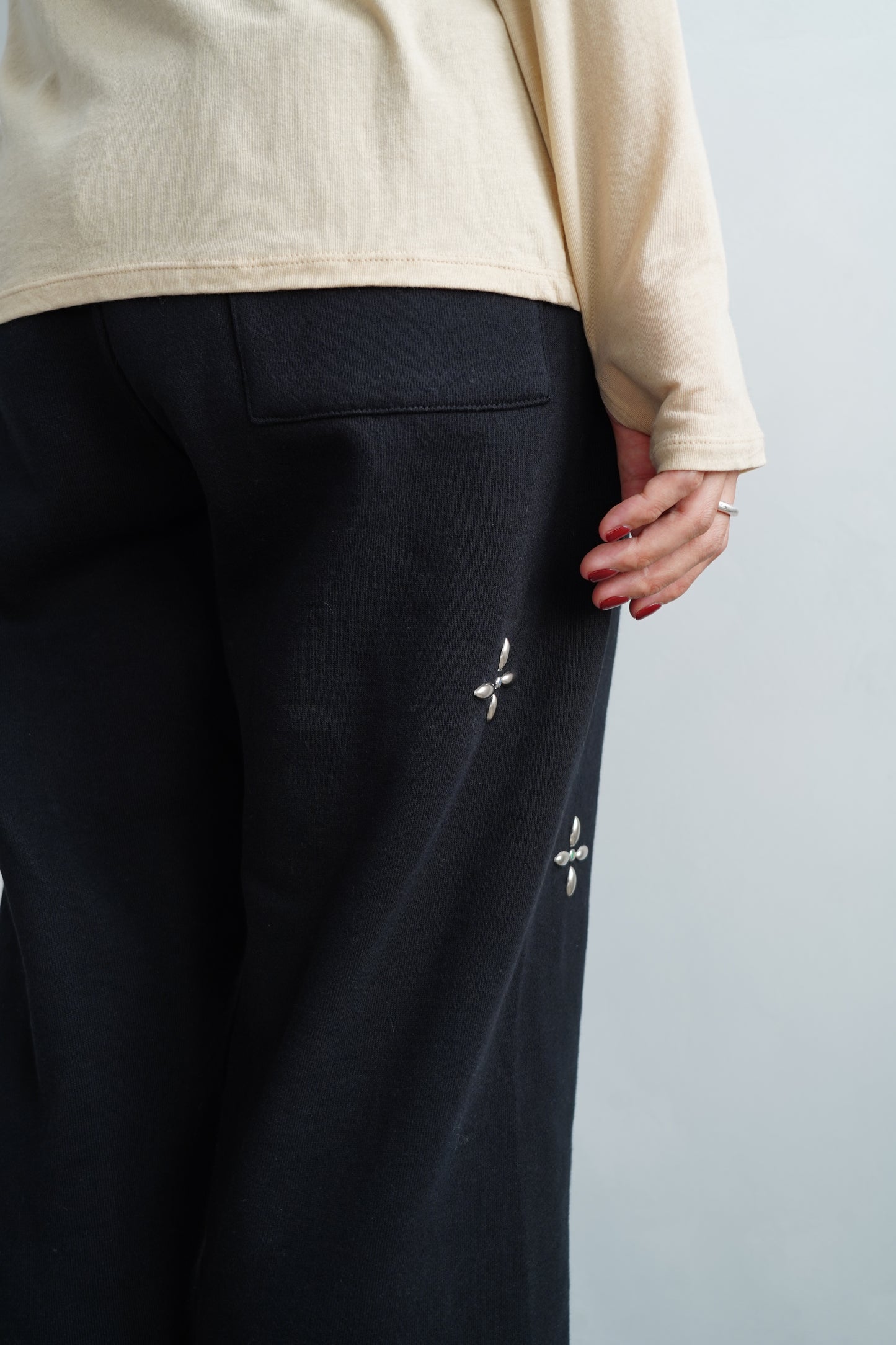 Bijou Sweat Pants / BLACK -11月22日発送-