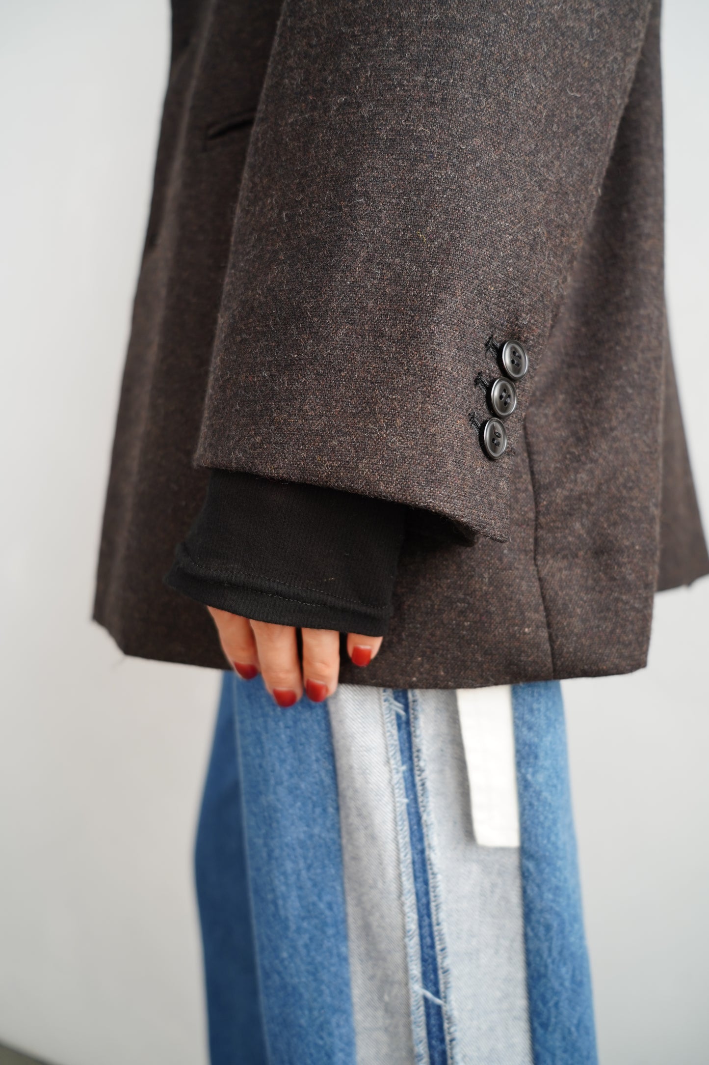 Wool Cashmere Jacket / BROWN -11月15-20日発送-