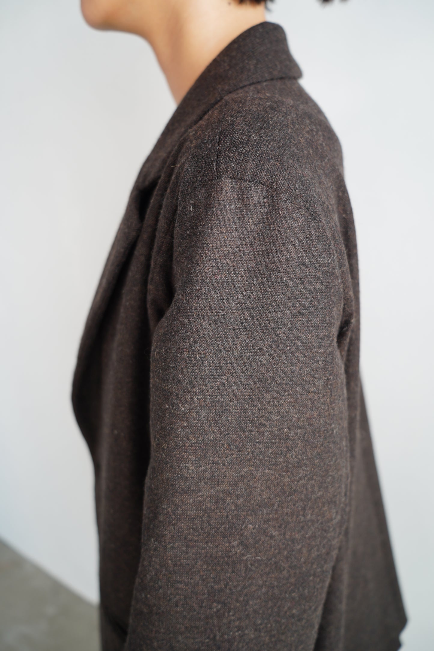 Wool Cashmere Jacket / BROWN -11月15-20日発送-