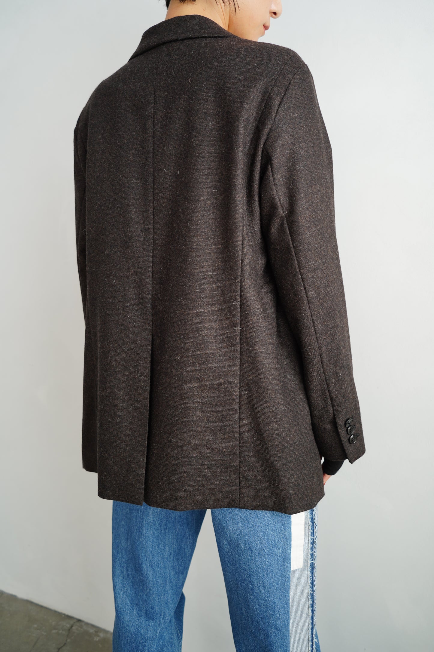 Wool Cashmere Jacket / BROWN -11月15-20日発送-