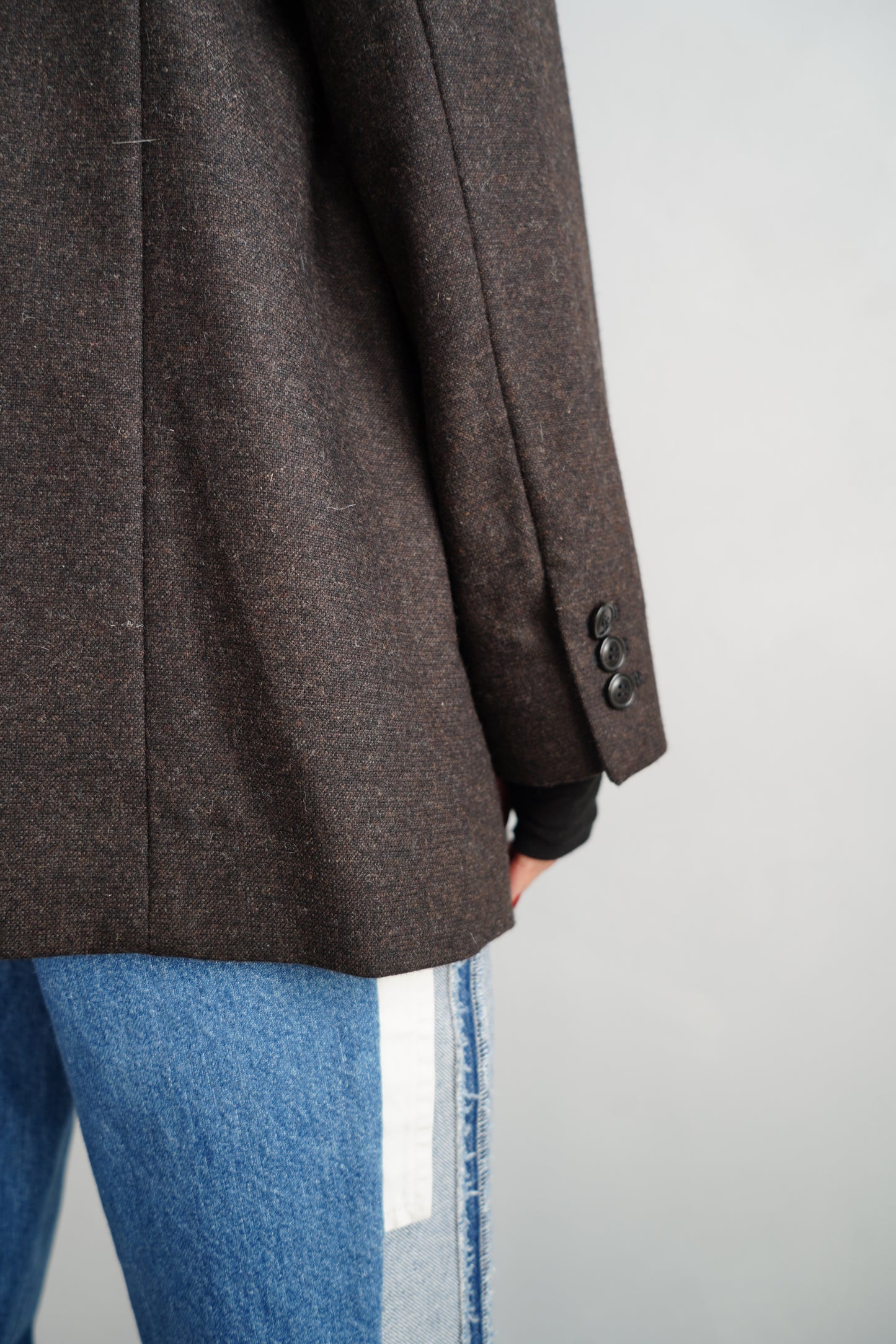 Wool Cashmere Jacket / BROWN -11月15-20日発送-