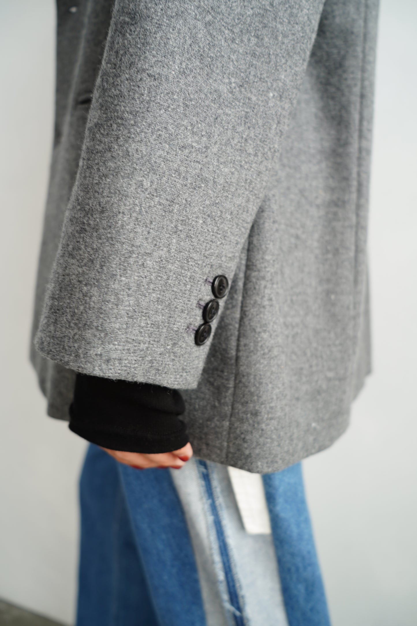 Wool Cashmere Jacket / GRAY -11月15-20日発送-