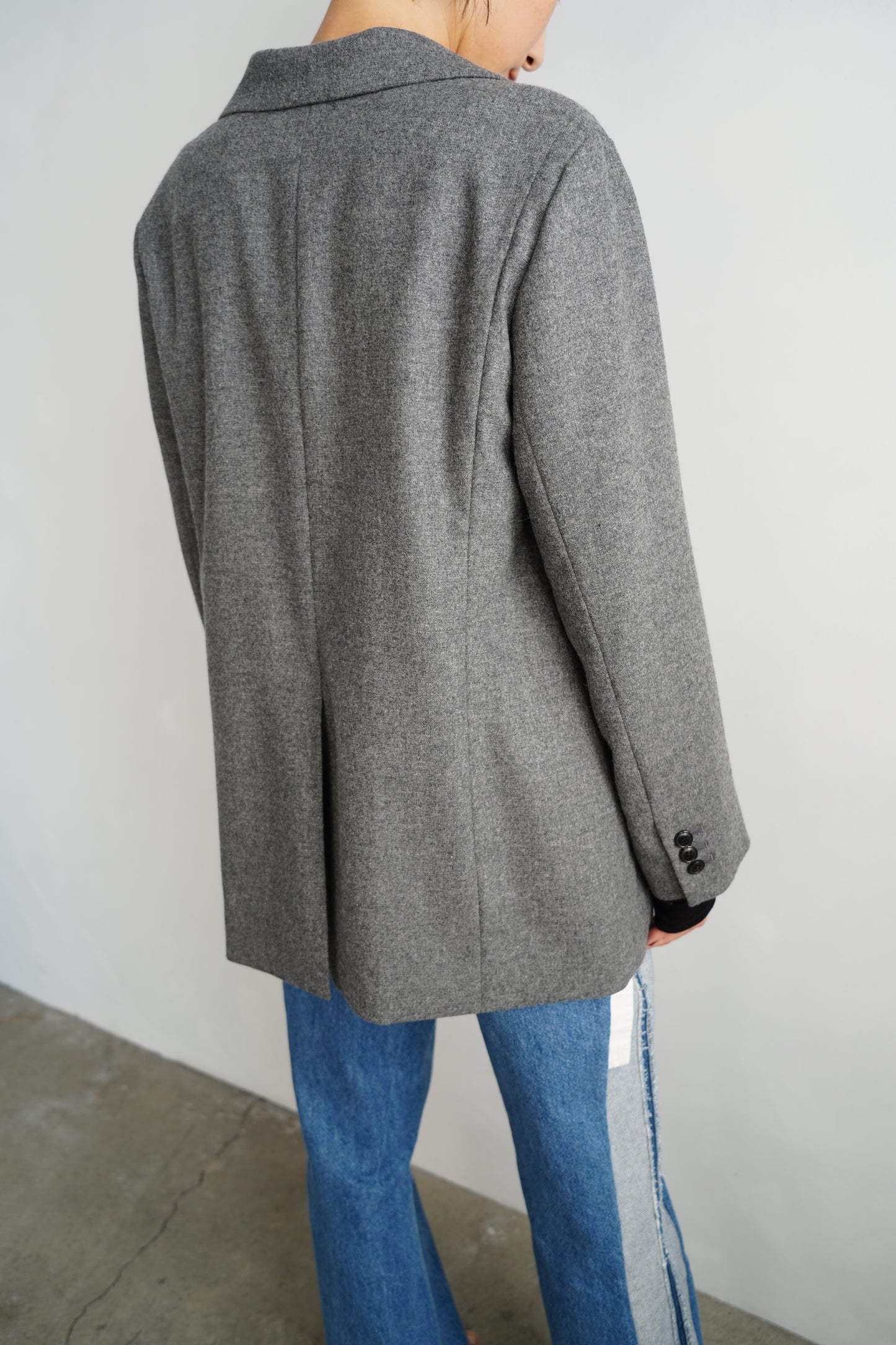 Wool Cashmere Jacket / GRAY -11月15-20日発送-