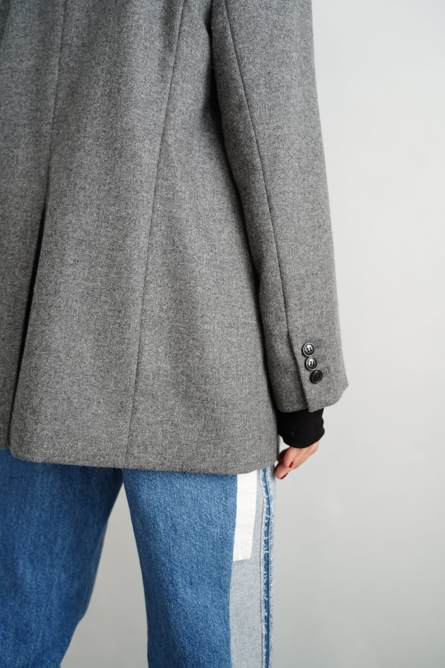 Wool Cashmere Jacket / GRAY -11月15-20日発送-