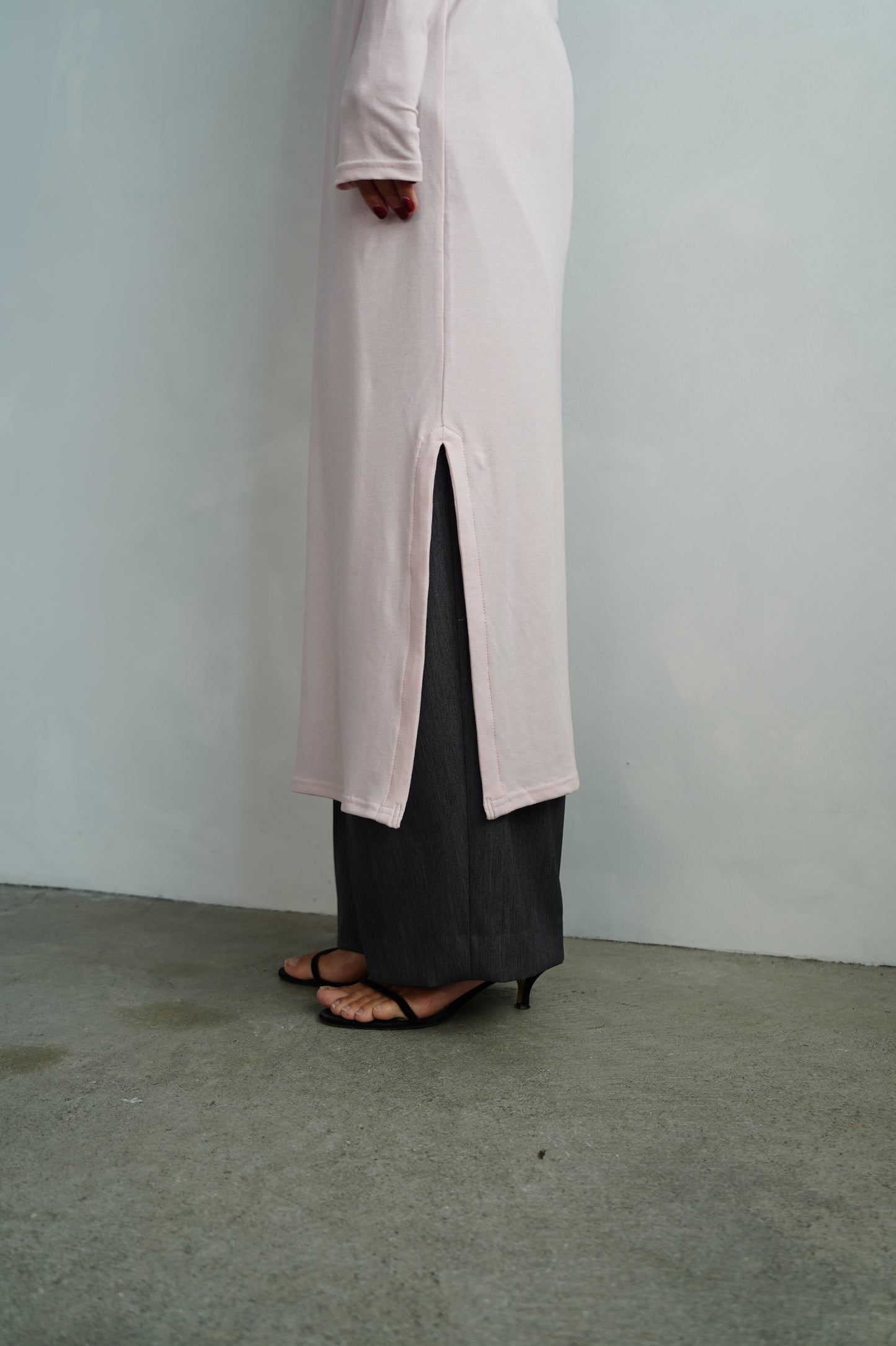 Smooth Sheer Onepiece / PINK