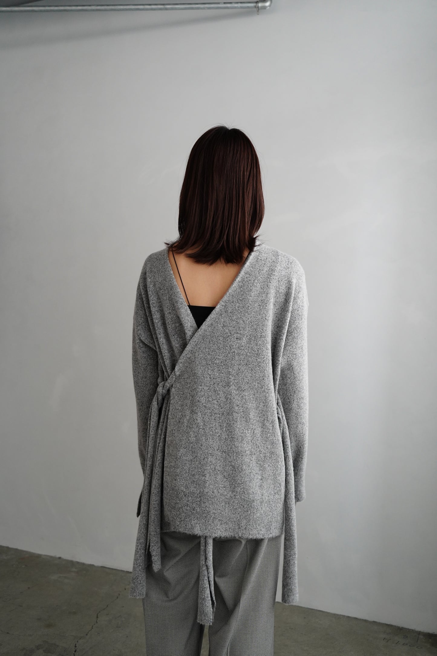 Cachecoeur Knit Cardigan / GRAY