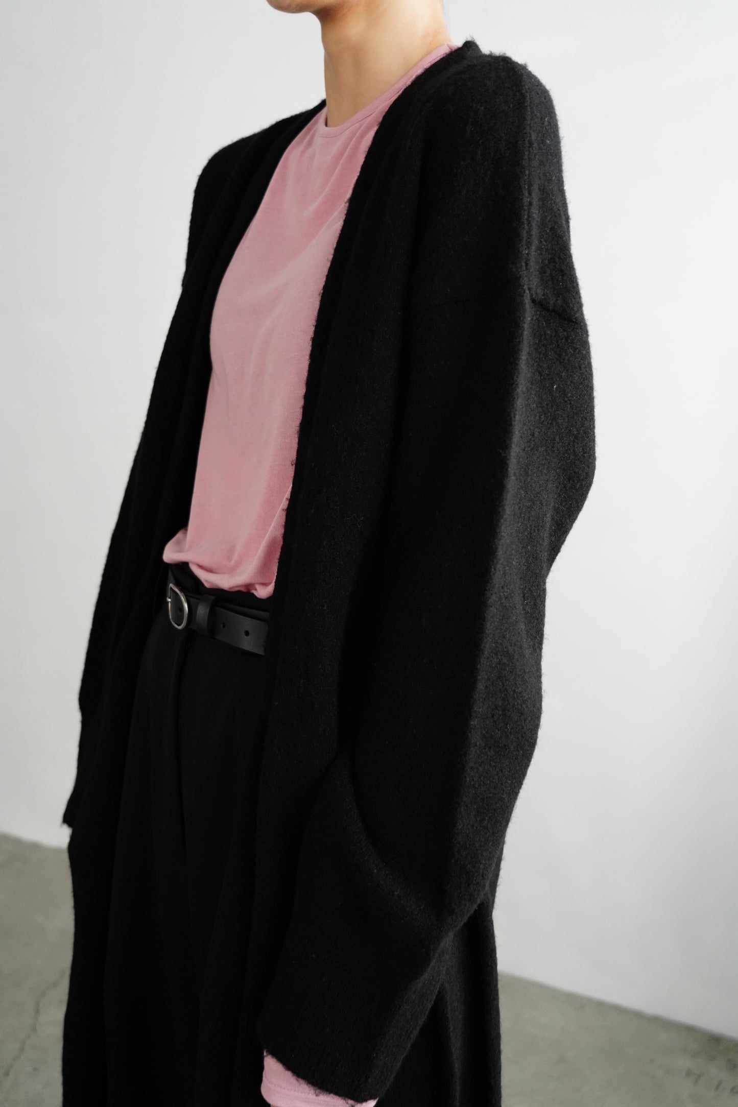 Cachecoeur Knit Cardigan / BLACK