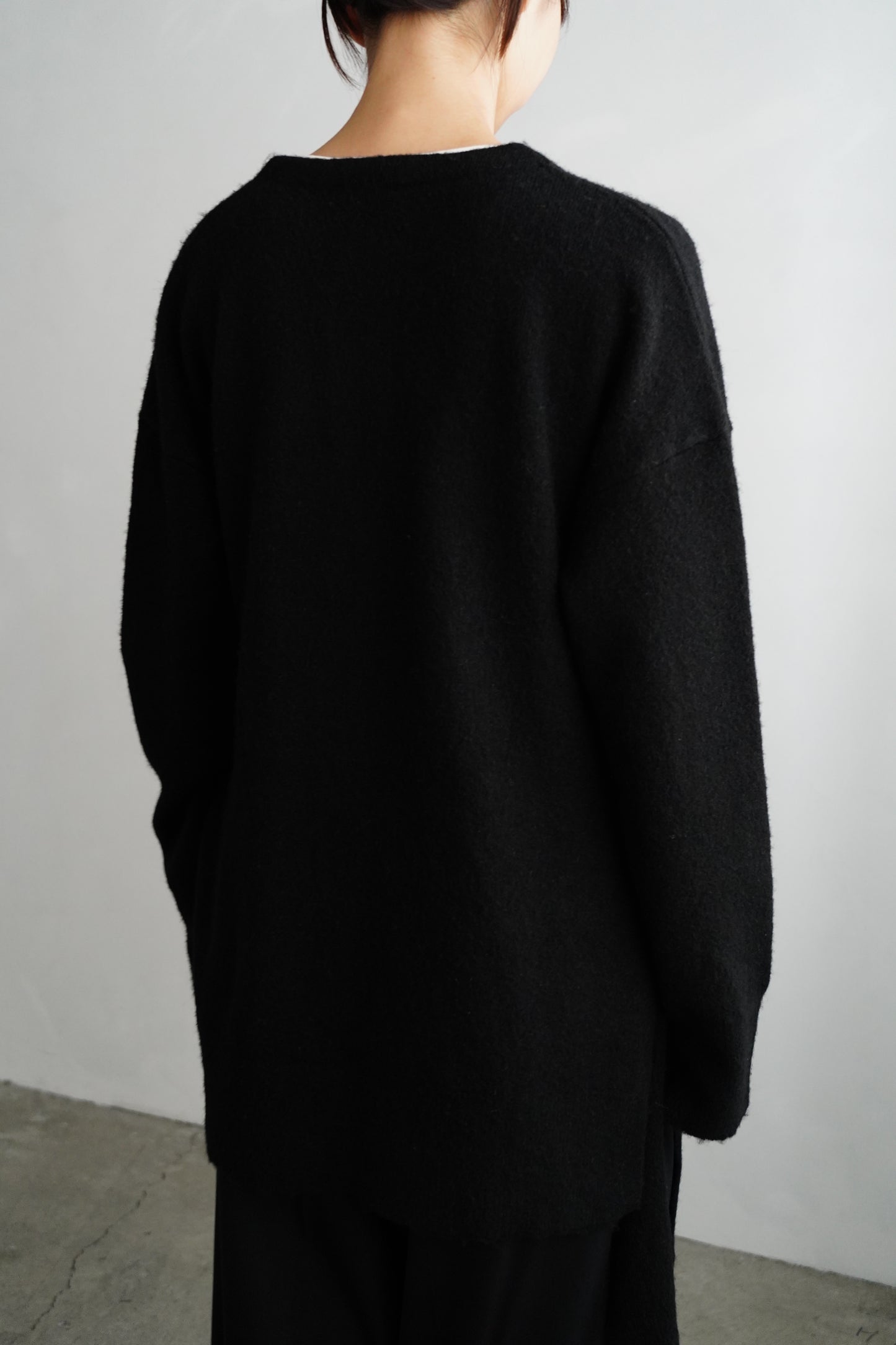 Cachecoeur Knit Cardigan / BLACK
