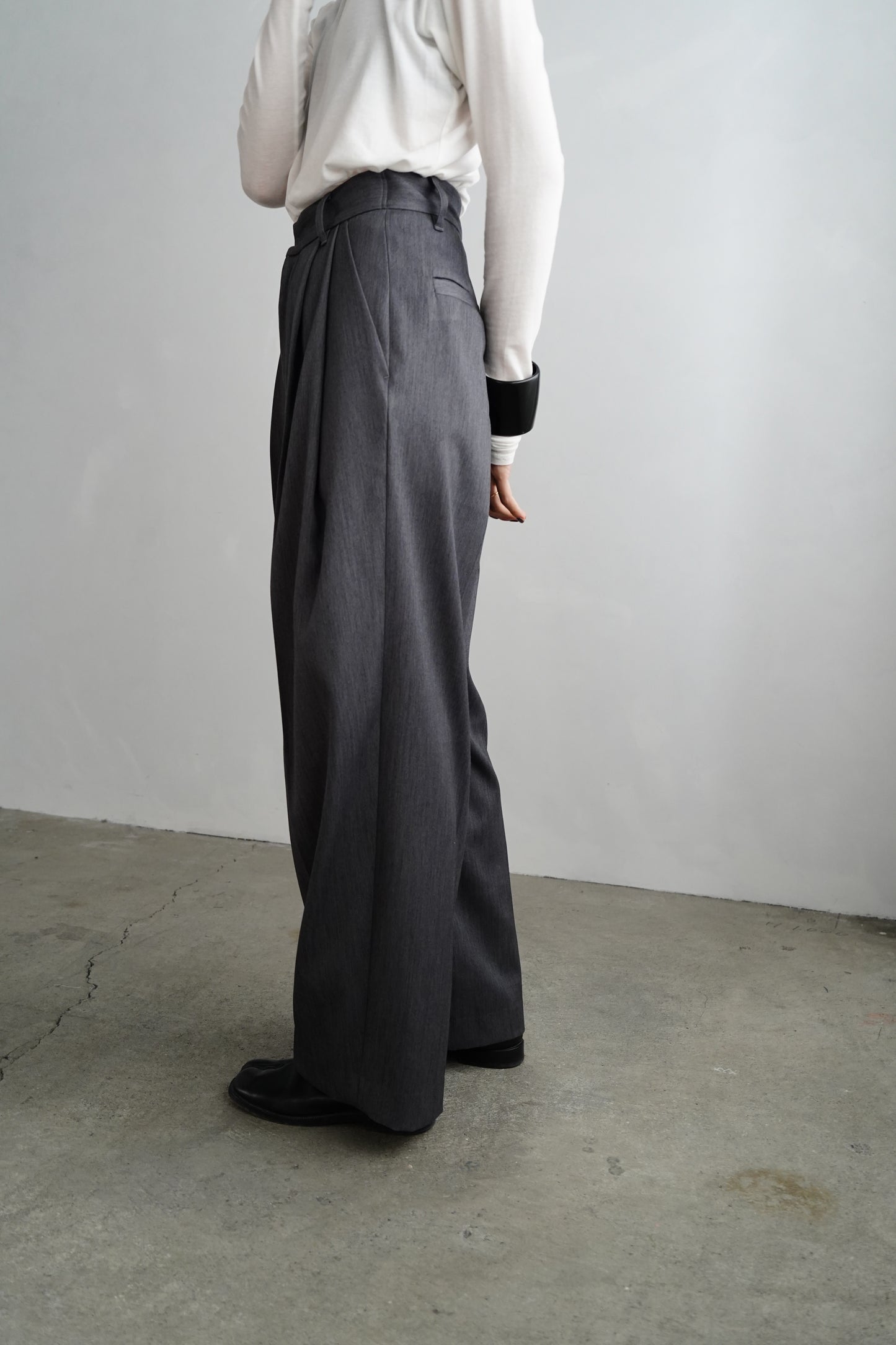 Wool Tack Pants / CHARCOALGRAY -11月26-28日発送-