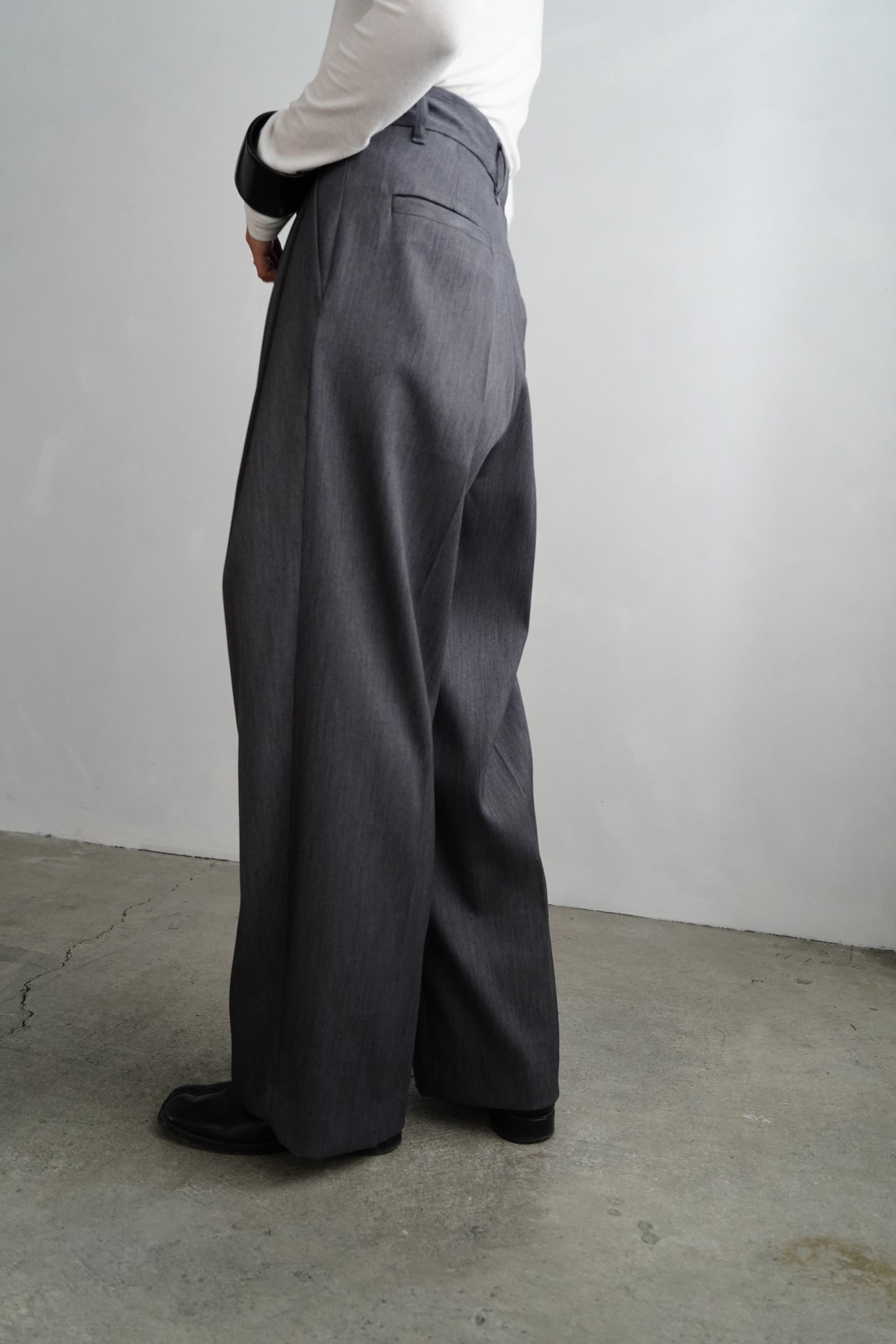 Wool Tack Pants / CHARCOALGRAY -11月26-28日発送-