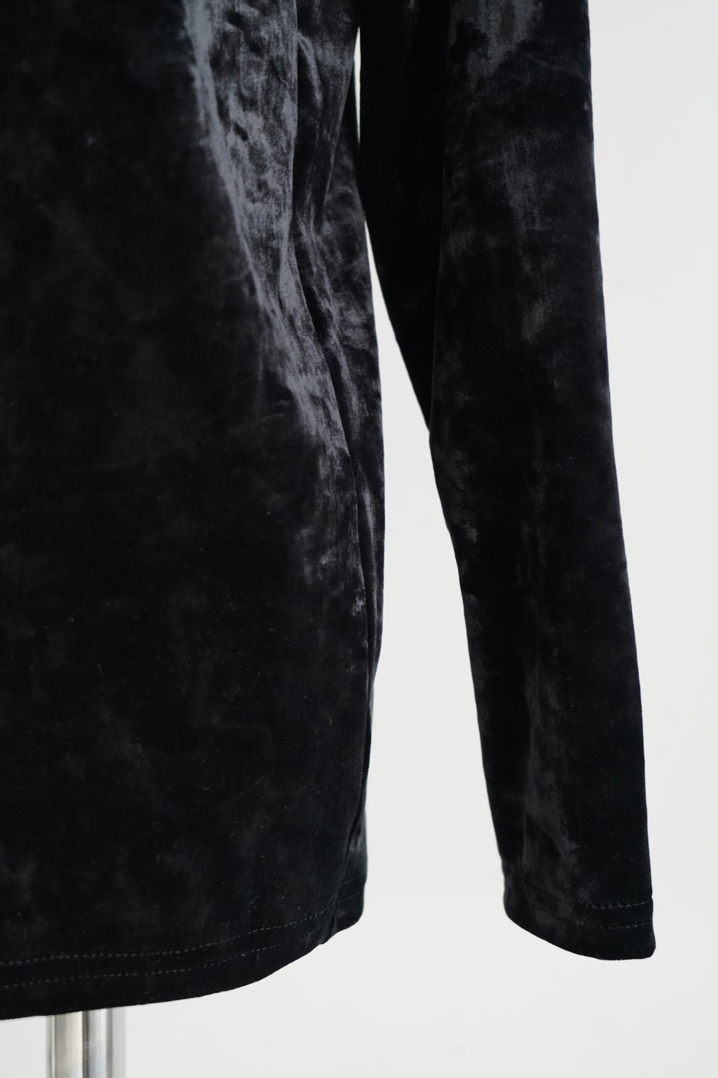 Velour Hole Top / BLACK