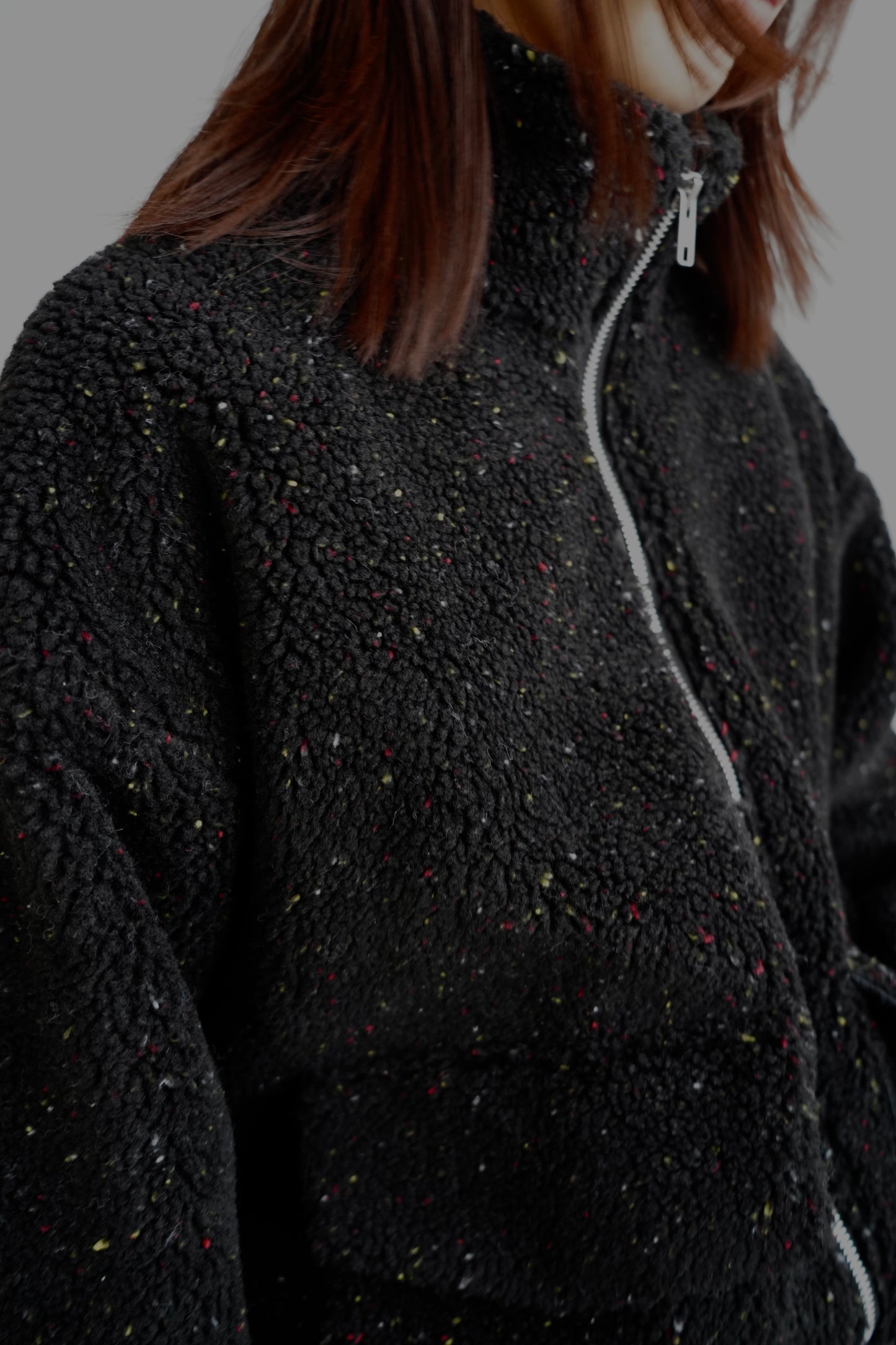 Mix Boa Blouson / BLACK-1月26-30日発送-