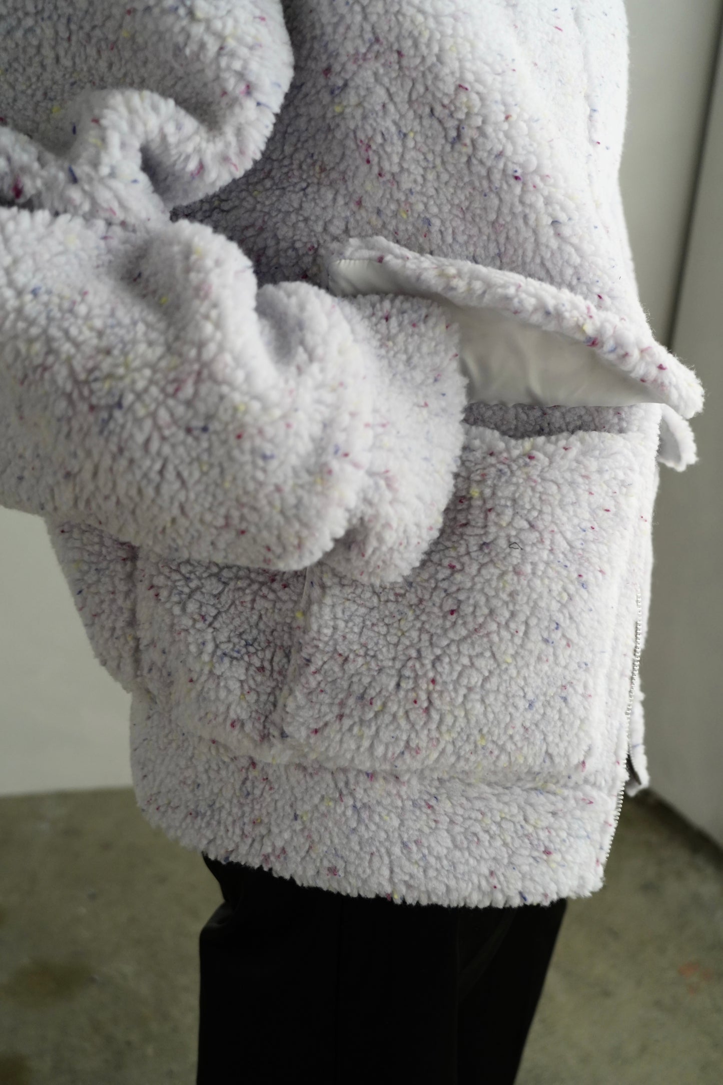 Mix Boa Blouson / LIGHTGRAY-1月26-30日発送-