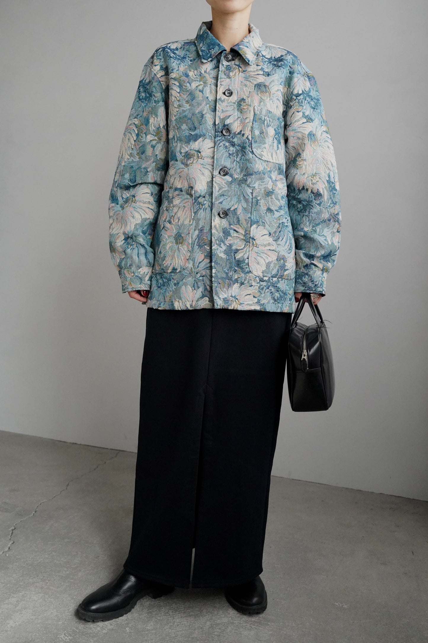 Jacquard Jacket / BLUE