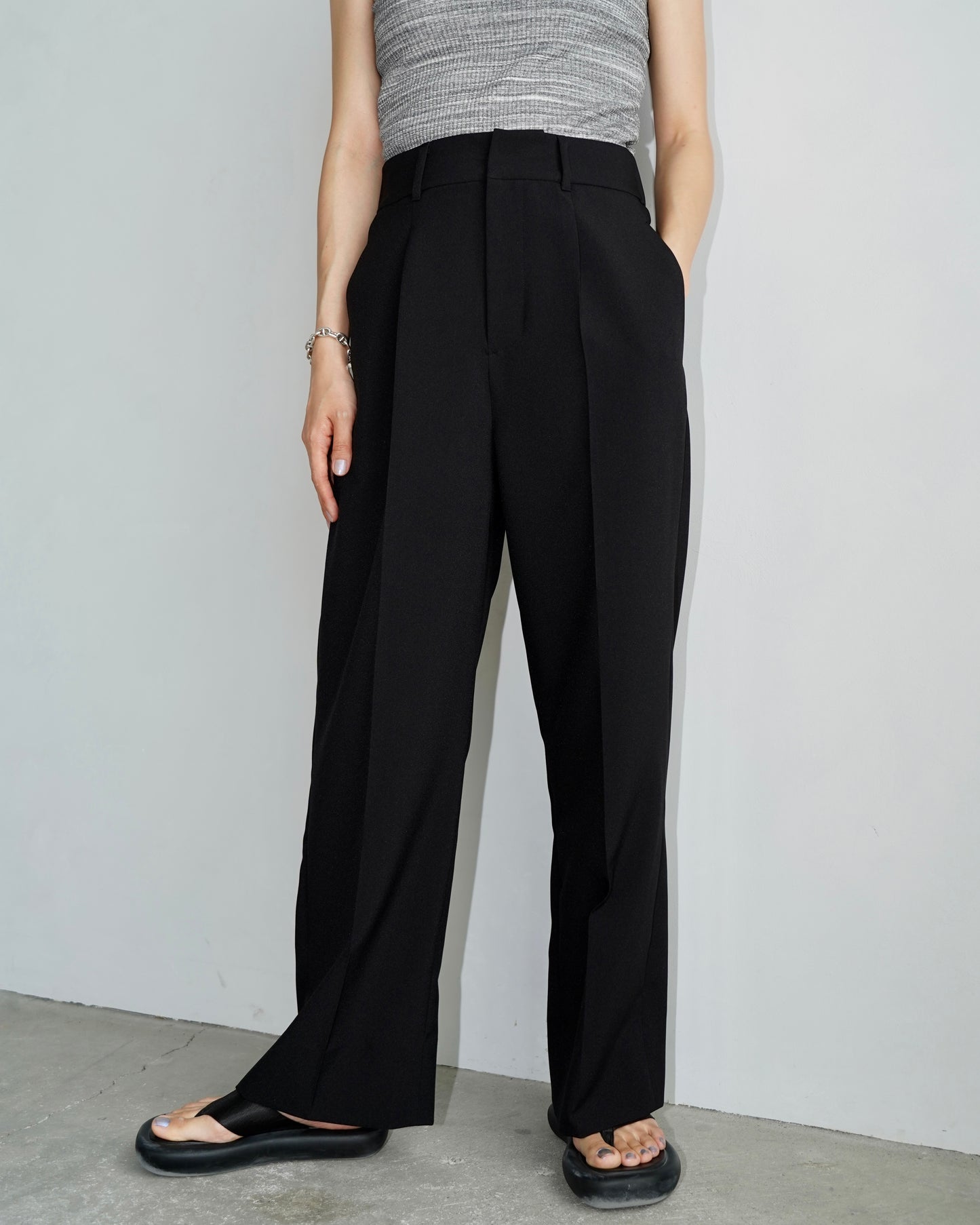 Twill Pants / BLACK