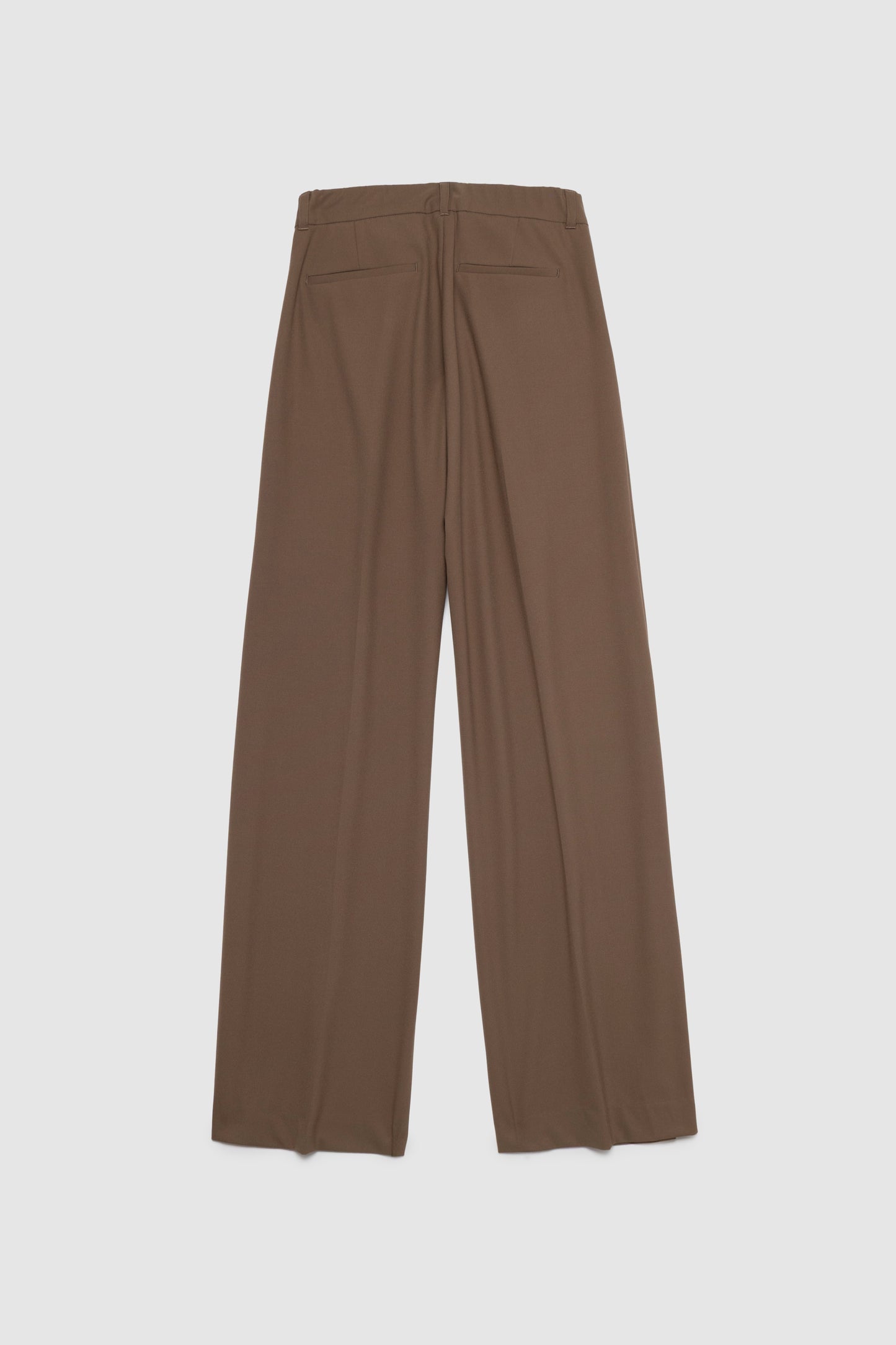 Wide Straight Pants / BROWN
